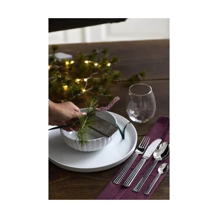 Georg Jensen Bestiksæt Bernadotte Bestiksæt - 24 dele i Blank/Stål, 24 stk., 6