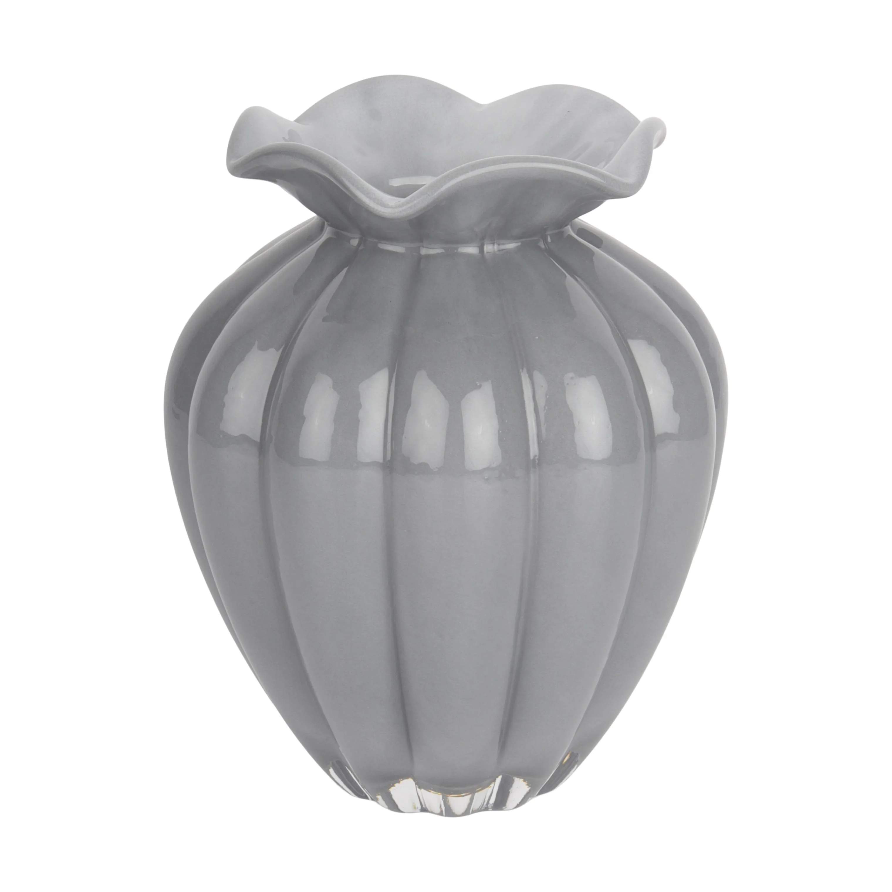 CASA Living Vaser Vase i Lysegrå/opal, 1