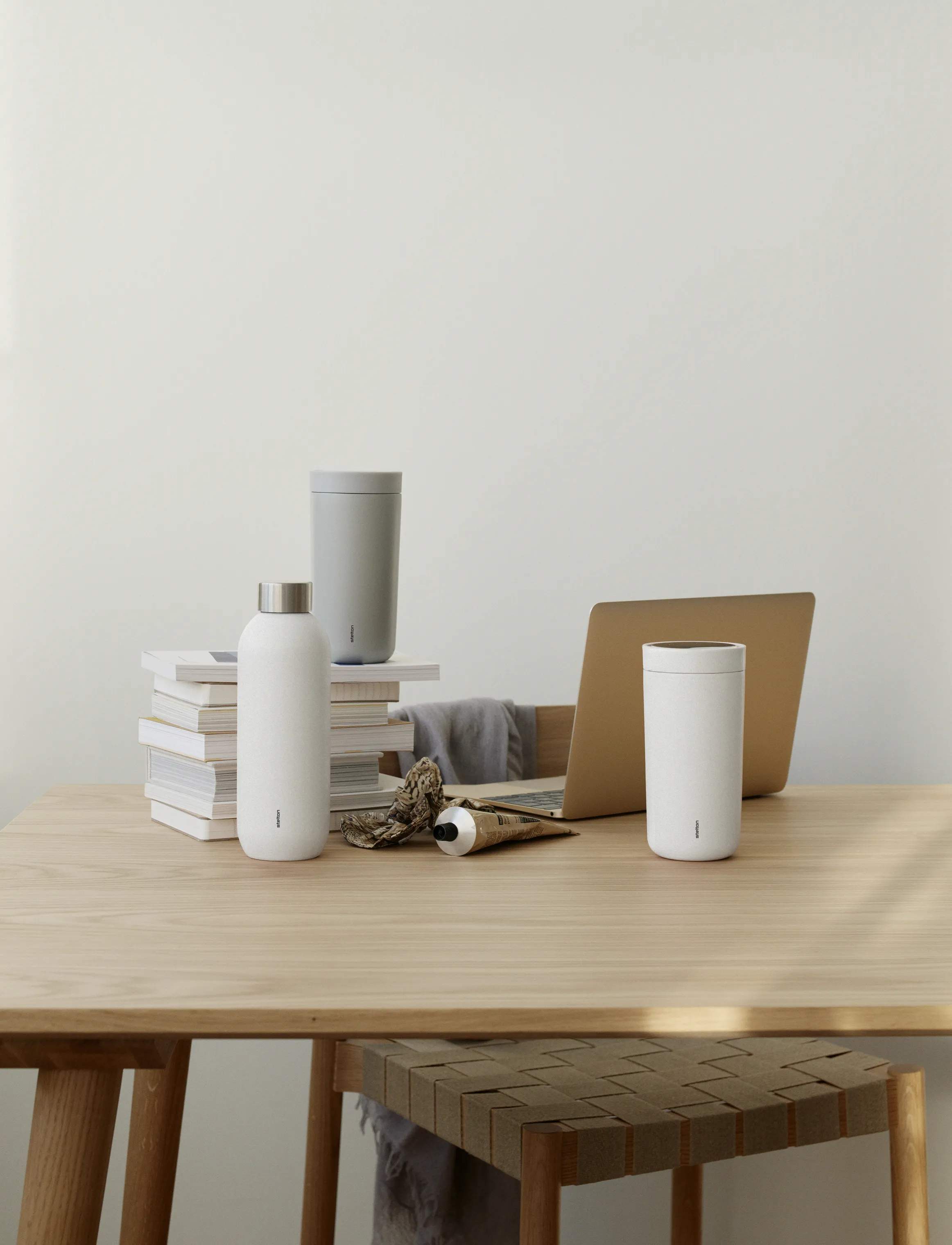 Stelton Drikkedunke I:CONS Keep Cool Termodrikkedunk i soft chalk, 0.6 L, 2