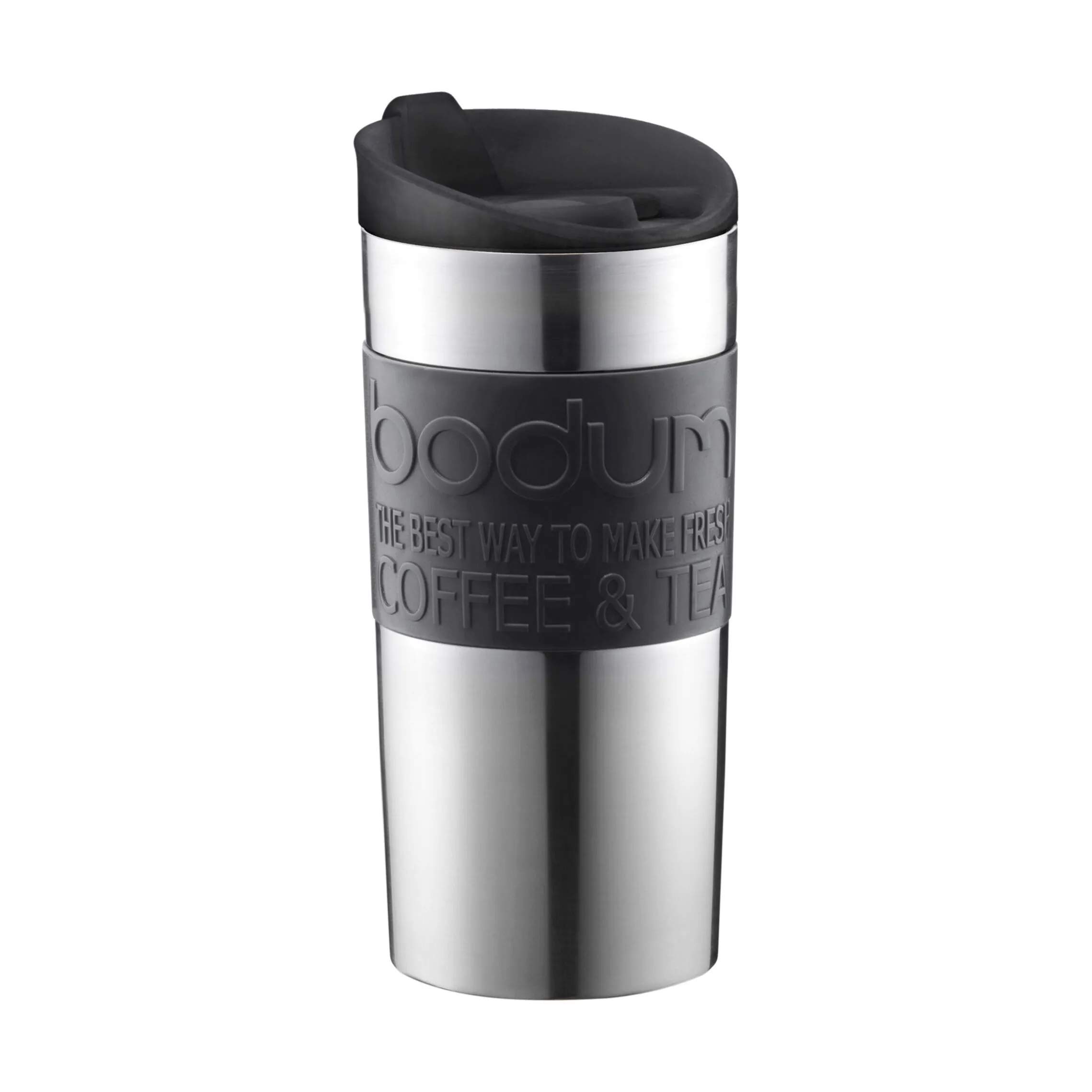 Bodum To go kopper Travel Mug Rejsekrus i Stål/sort, 1
