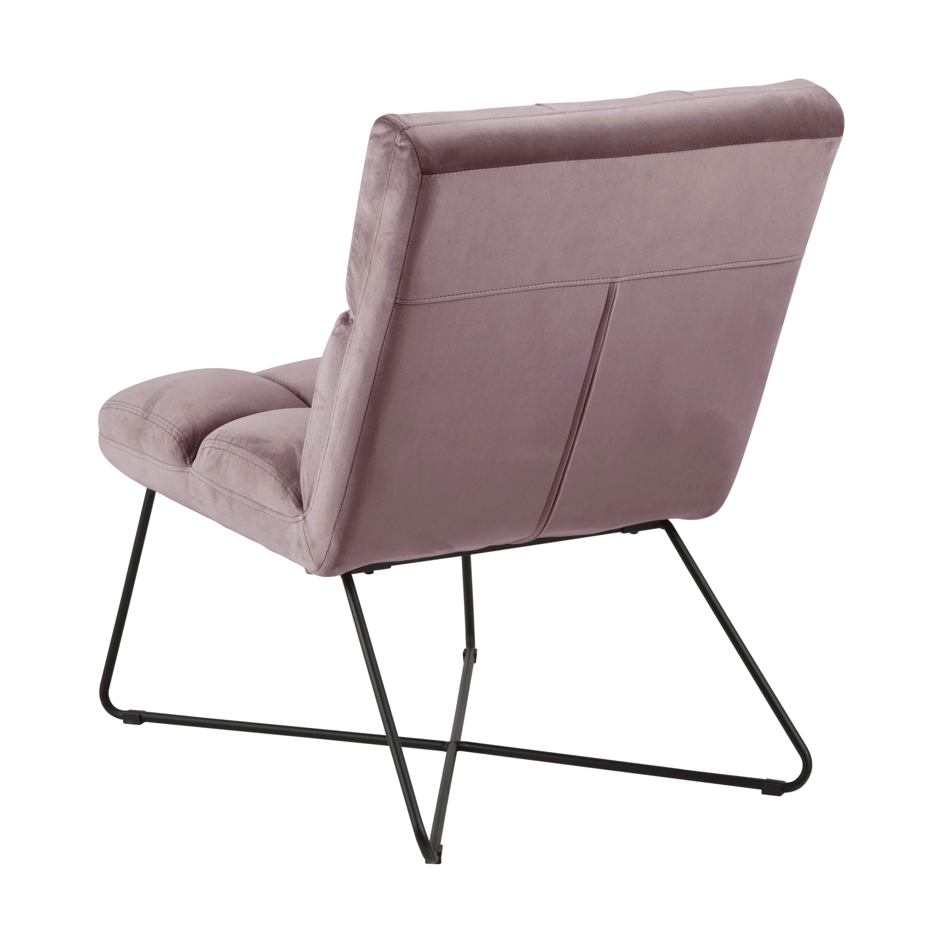 CASA Living Lænestole Alba Loungestol i Dusty rose, 5