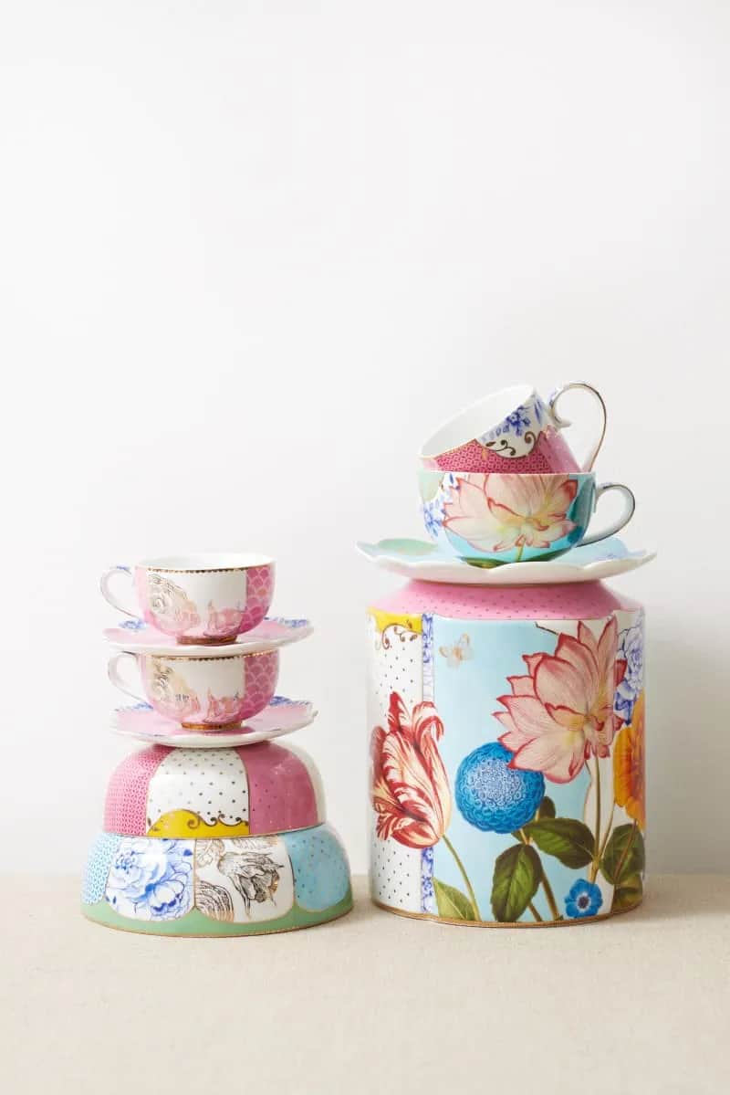 PIP Studio Espressokopper Royal Espressokop m. underkop - 2 stk. i Pink, 2