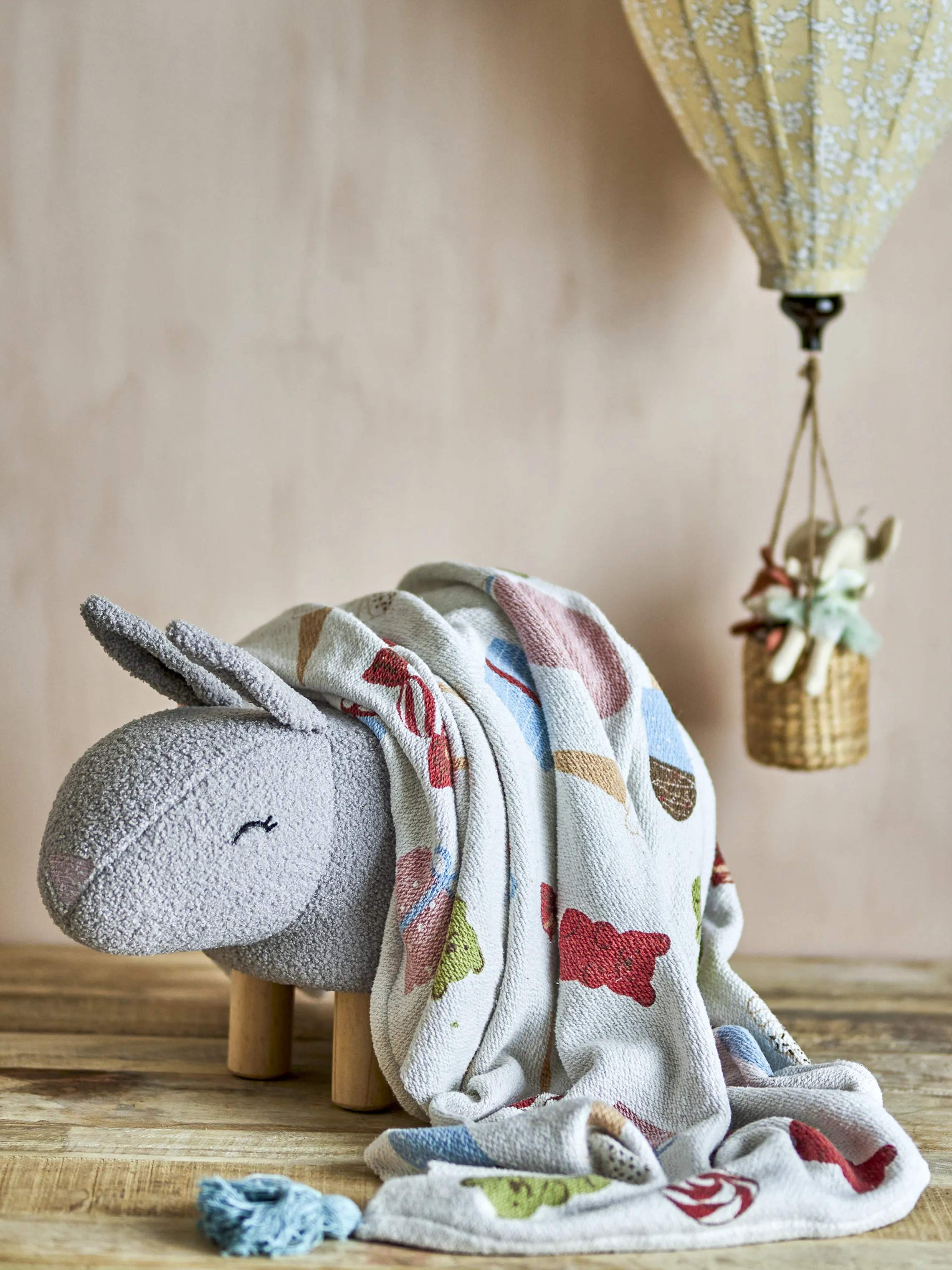 Bloomingville Mini Plaider Sweets Plaid i Natur, 5