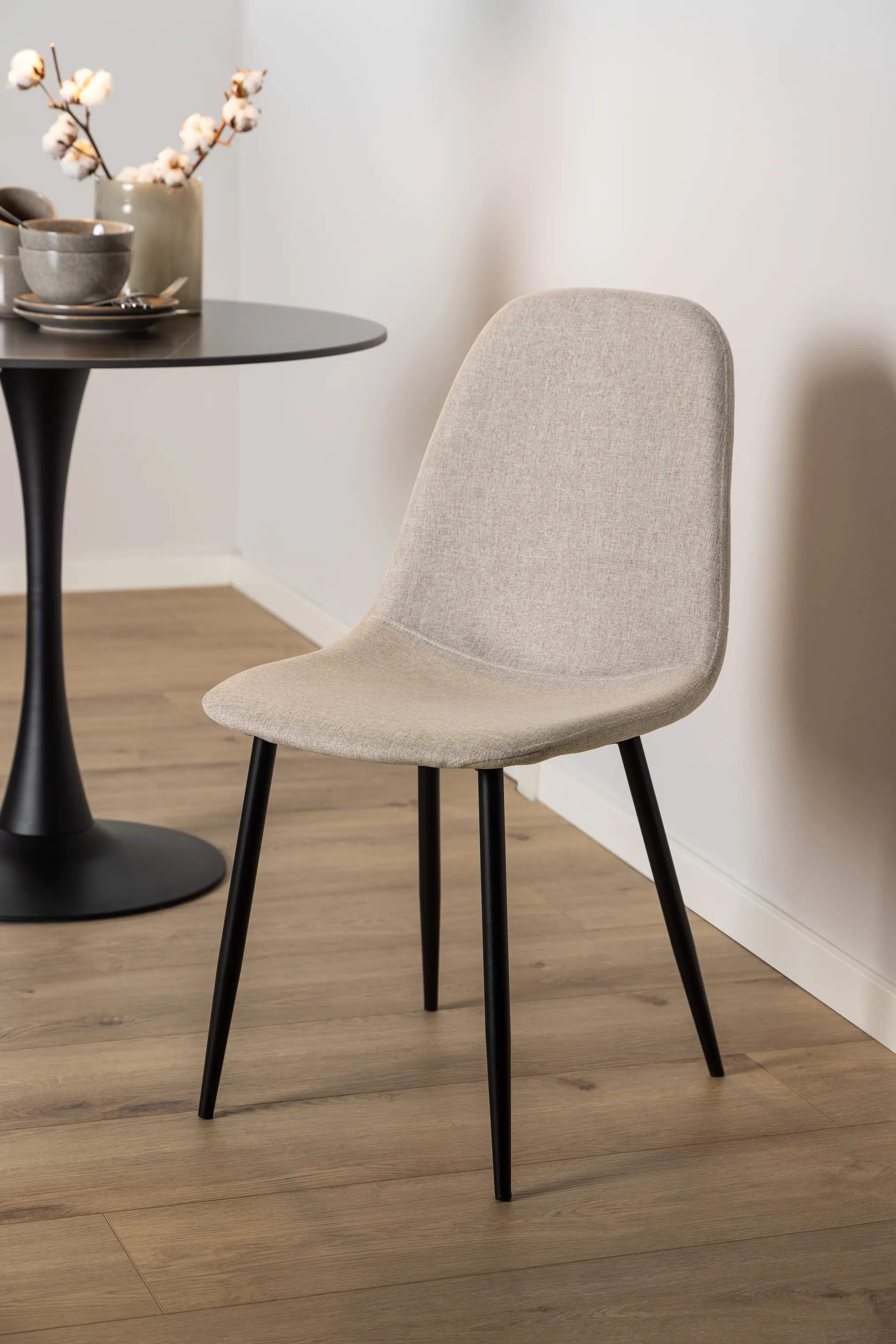 CASA Living Spisebordsstole Celia Spisebordsstol - 4 stk. i Beige, 3