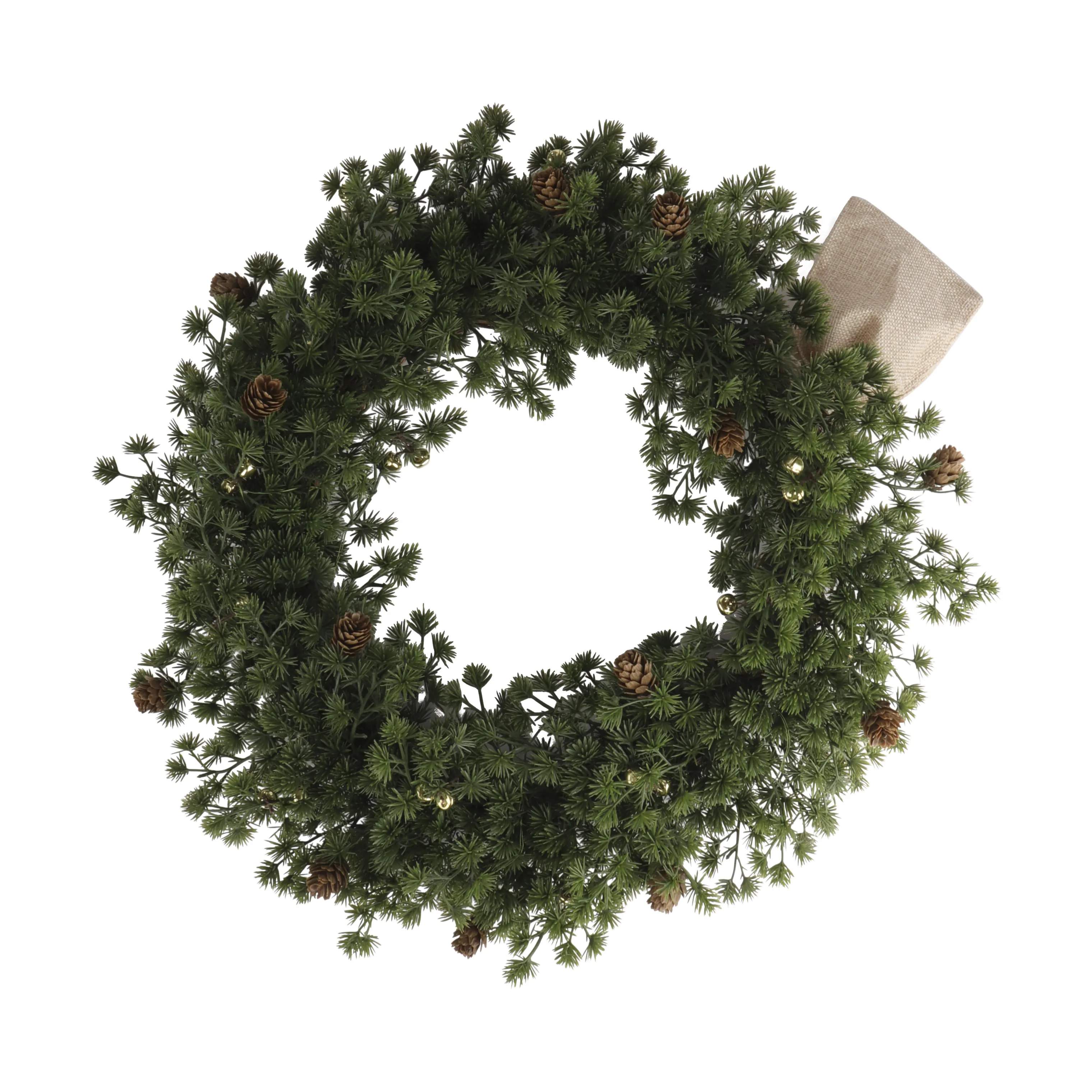 Casa Christmas Øvrigt julepynt Kunstig Krans i Grøn, 1