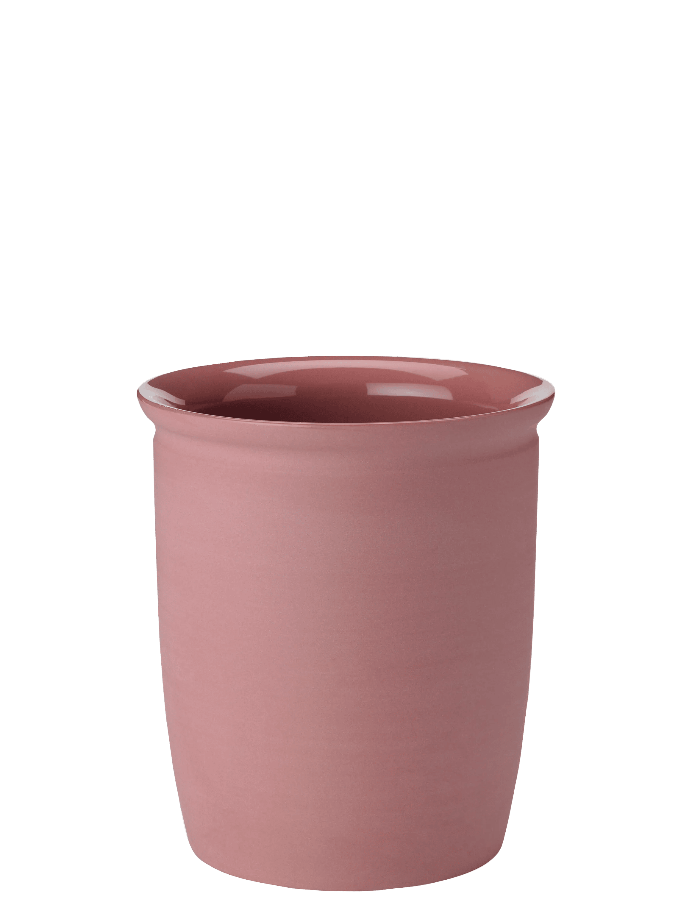 Knabstrup Keramik Krukker til køkkenredskaber Syltekrukke i dark rose, 1 L, 1