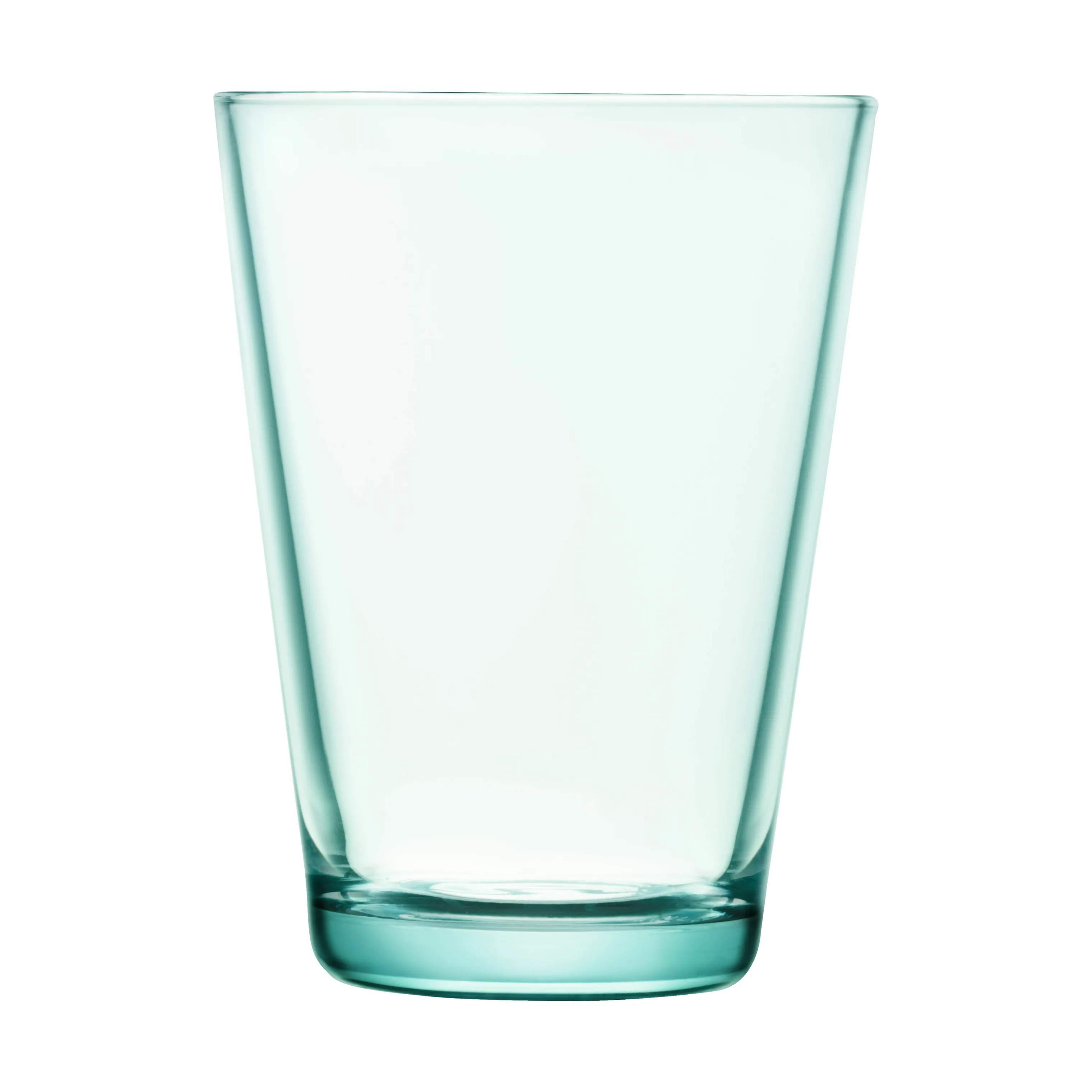 Iittala Vandglas Kartio Vandglas - 2 stk. i Vandgrøn, 40 cl, 3