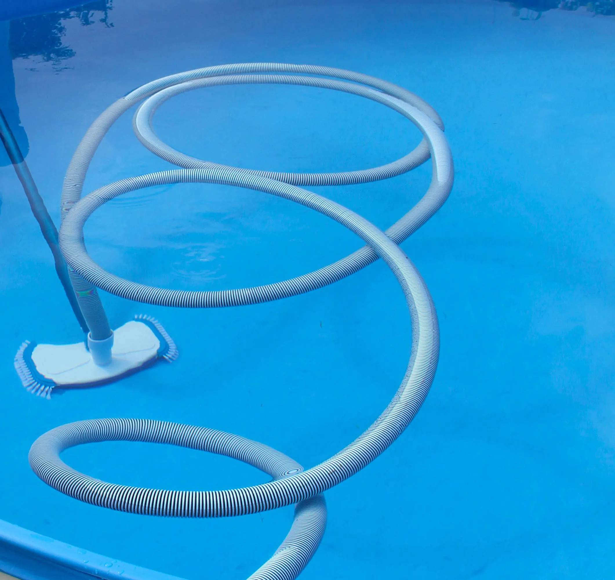 Swim & Fun Poolrengøring Sugeslange til bundstøvsuger i blå;hvid, 2