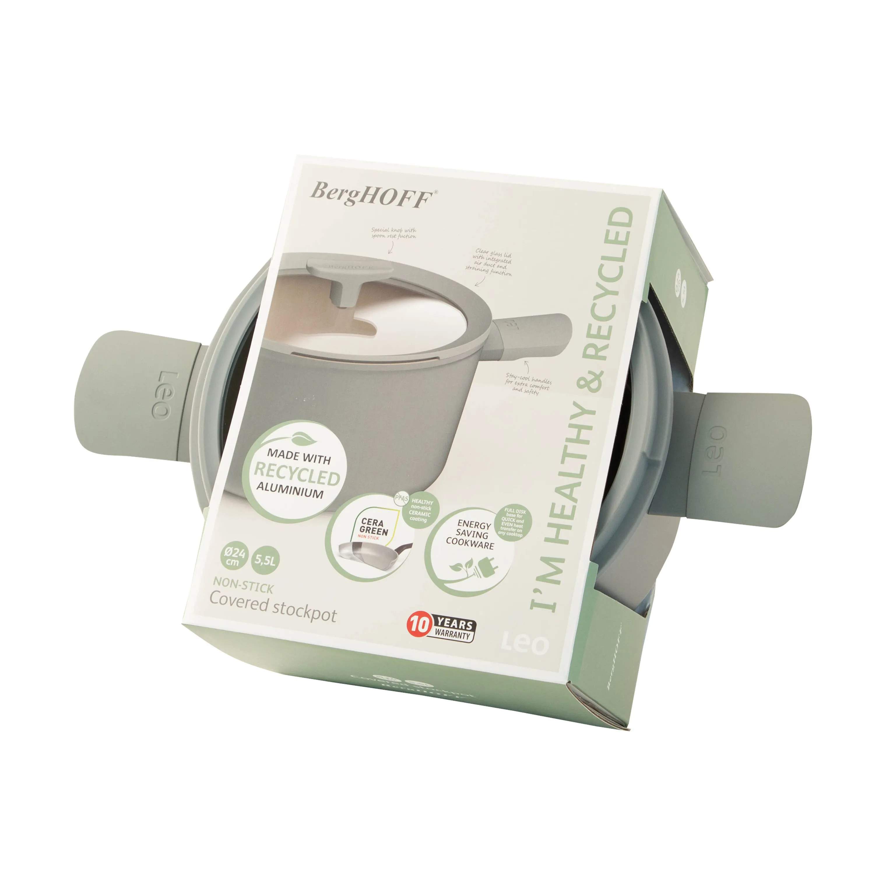 BergHOFF Gryder Balance Gryde i Moonmist, 5.5 L, 3