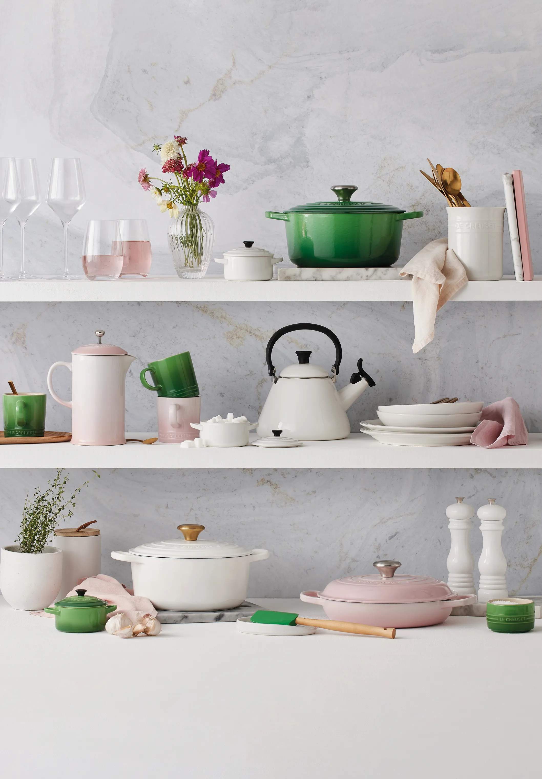 Le Creuset Saltkværne Saltkværn i White, 21 cm, 2