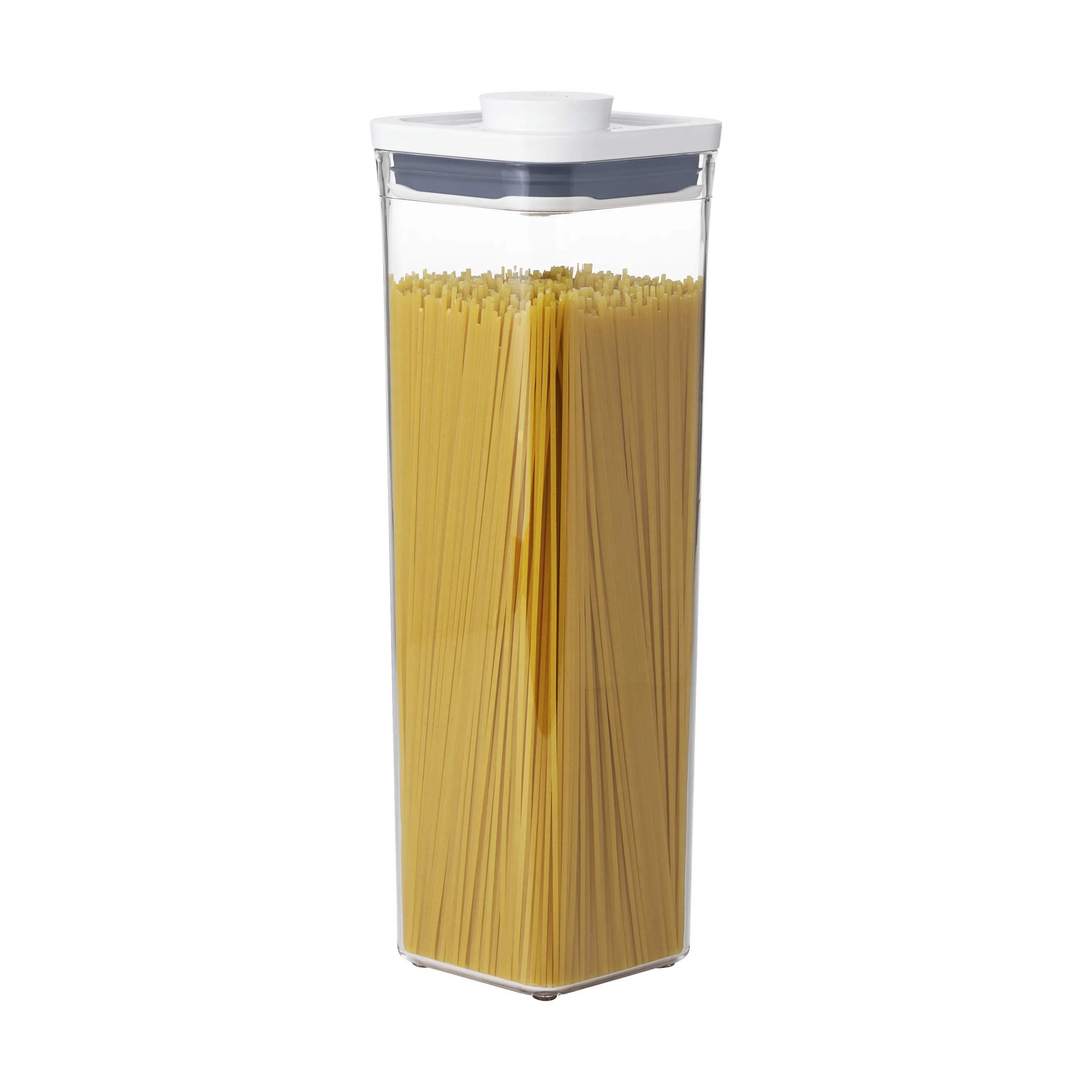 OXO Opbevaringsbokse POP Opbevaringsboks i hvid;klar;grå, H32 cm x 2.1 L, 2