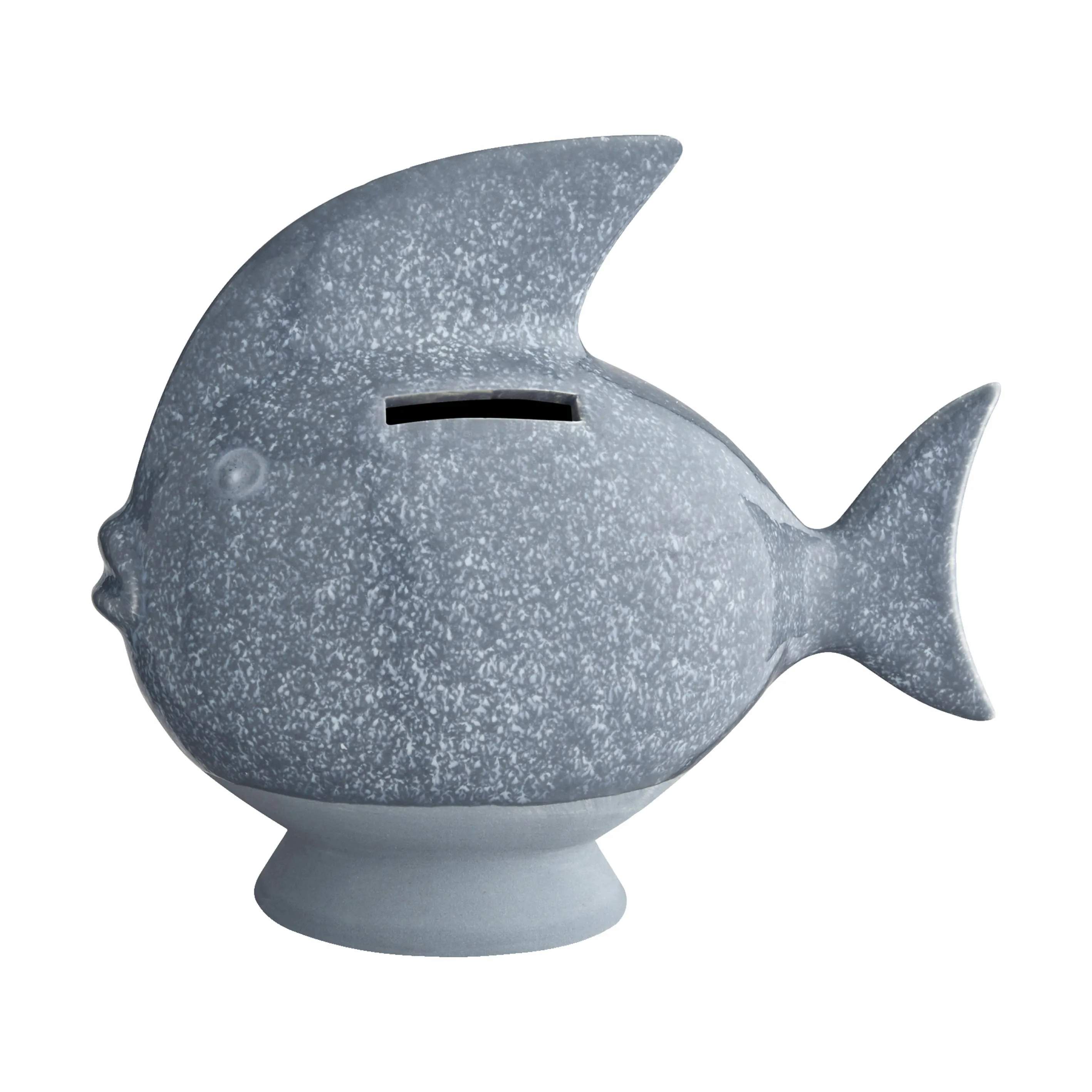 Kähler Øvrige figurer Sparedyr Fabelfisk i Gråblå, 1