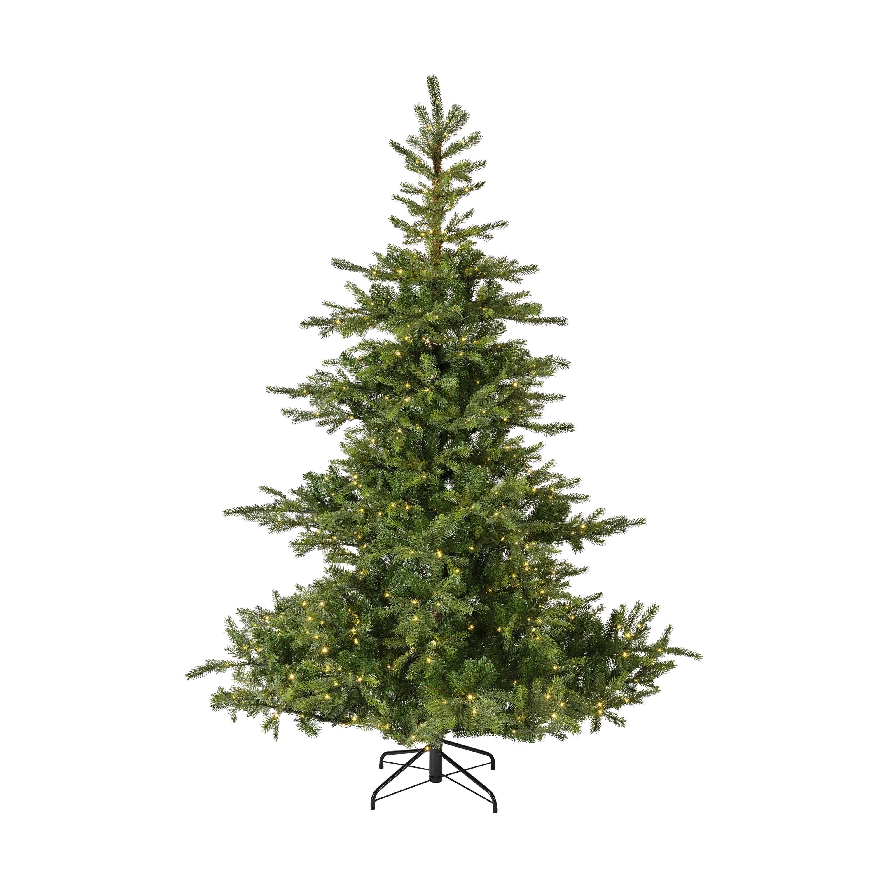 Casa Christmas Juletræer Grandis Fir Kunstigt Juletræ m. LED Lys i H 210 cm - 550 LED lys, 1