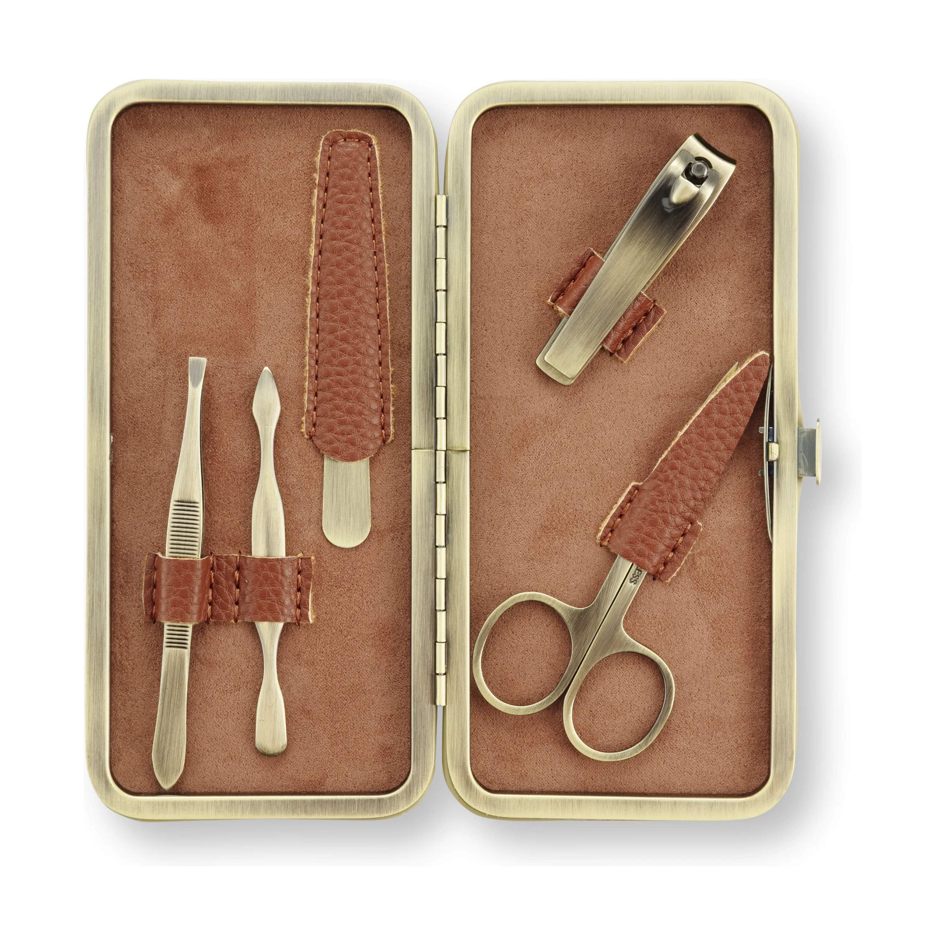 PIP Studio Øvrig personlig pleje Cosmetic Bags Manicure sæt - Flora Bangelore i Sand, 2