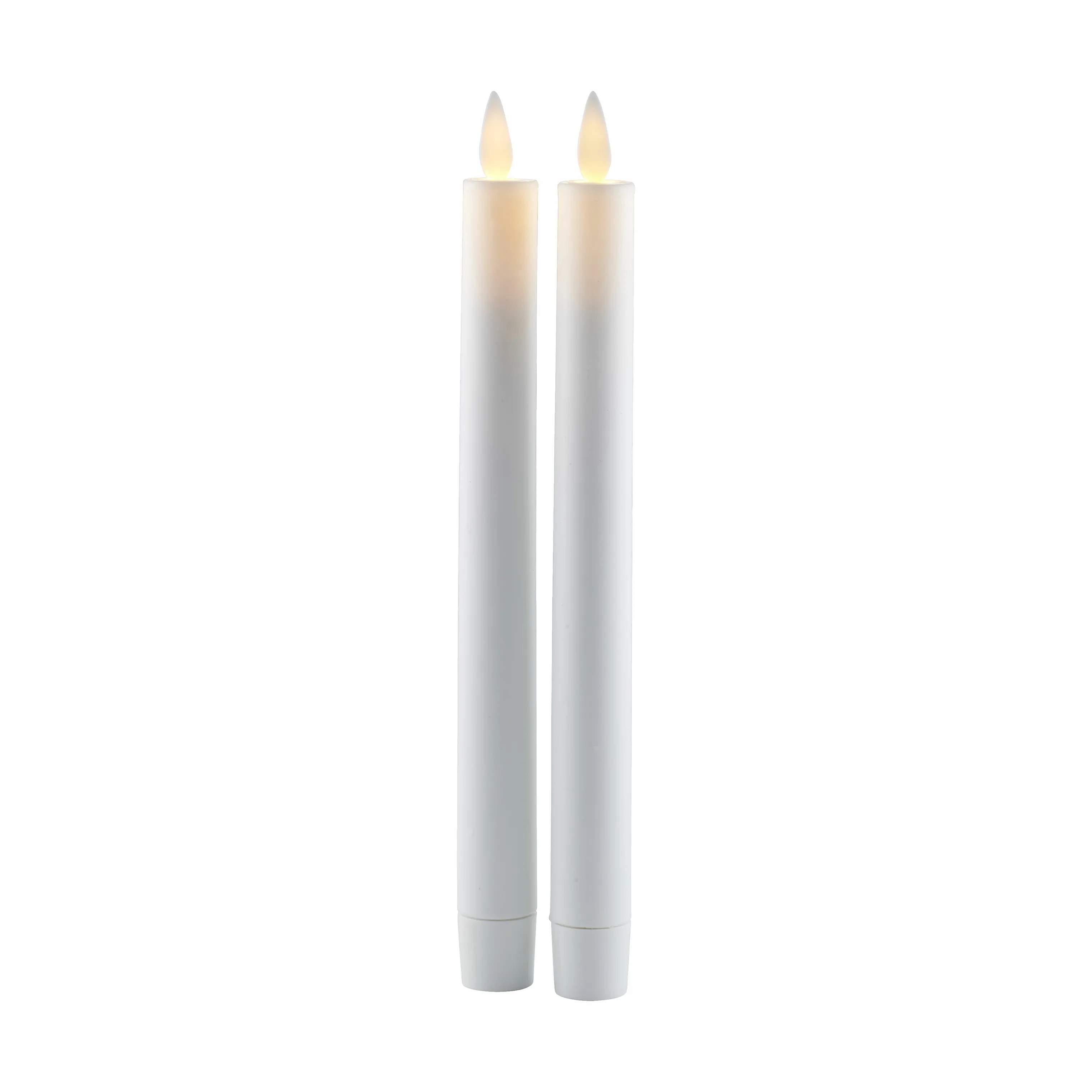 Sirius LED-lys Sara Genopladelig LED Kronelys - 2 stk. i Hvid, 25 cm, 1