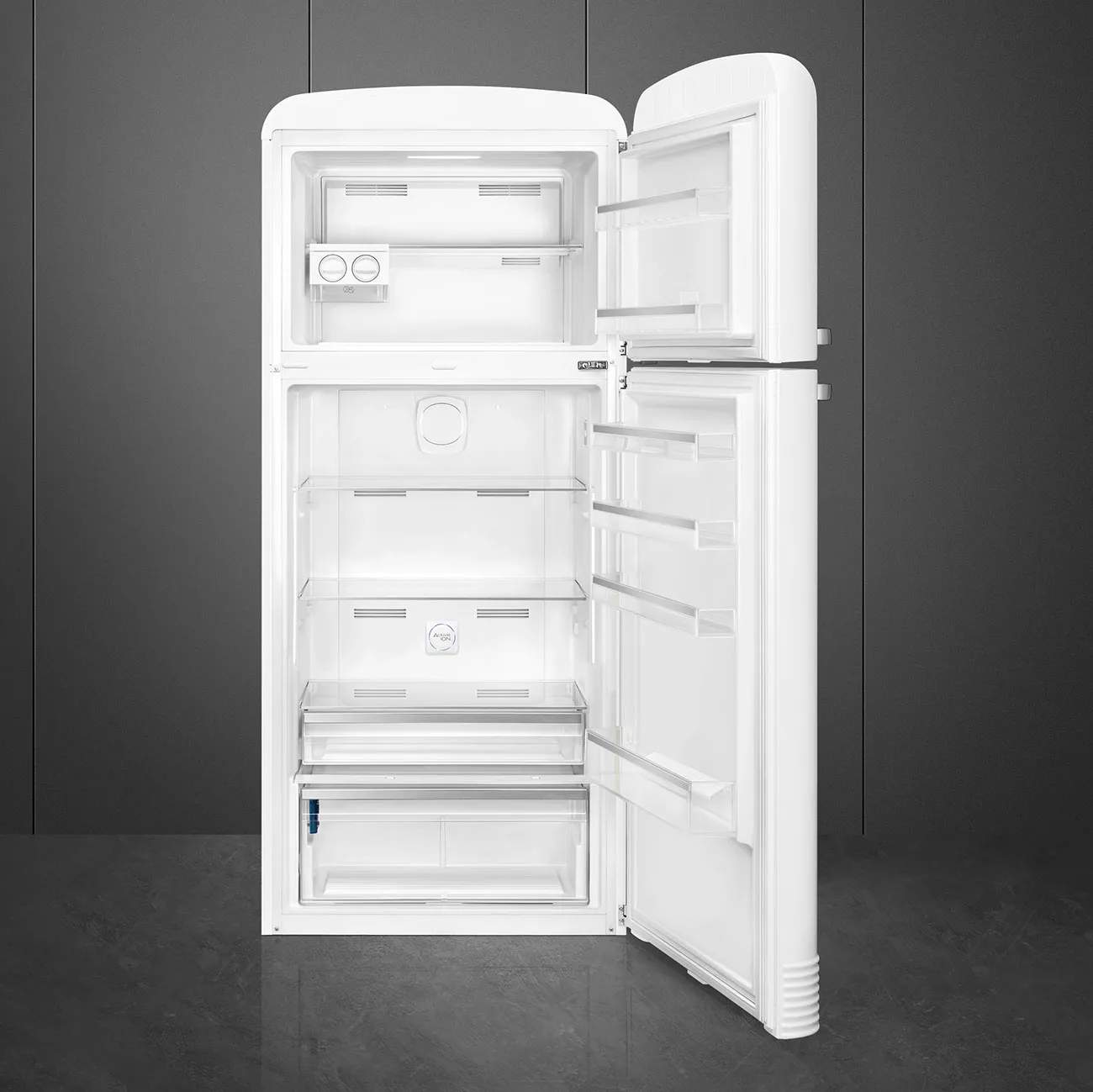 Smeg Køleskabe 50's Style Kølefryseskab i Hvid, 2
