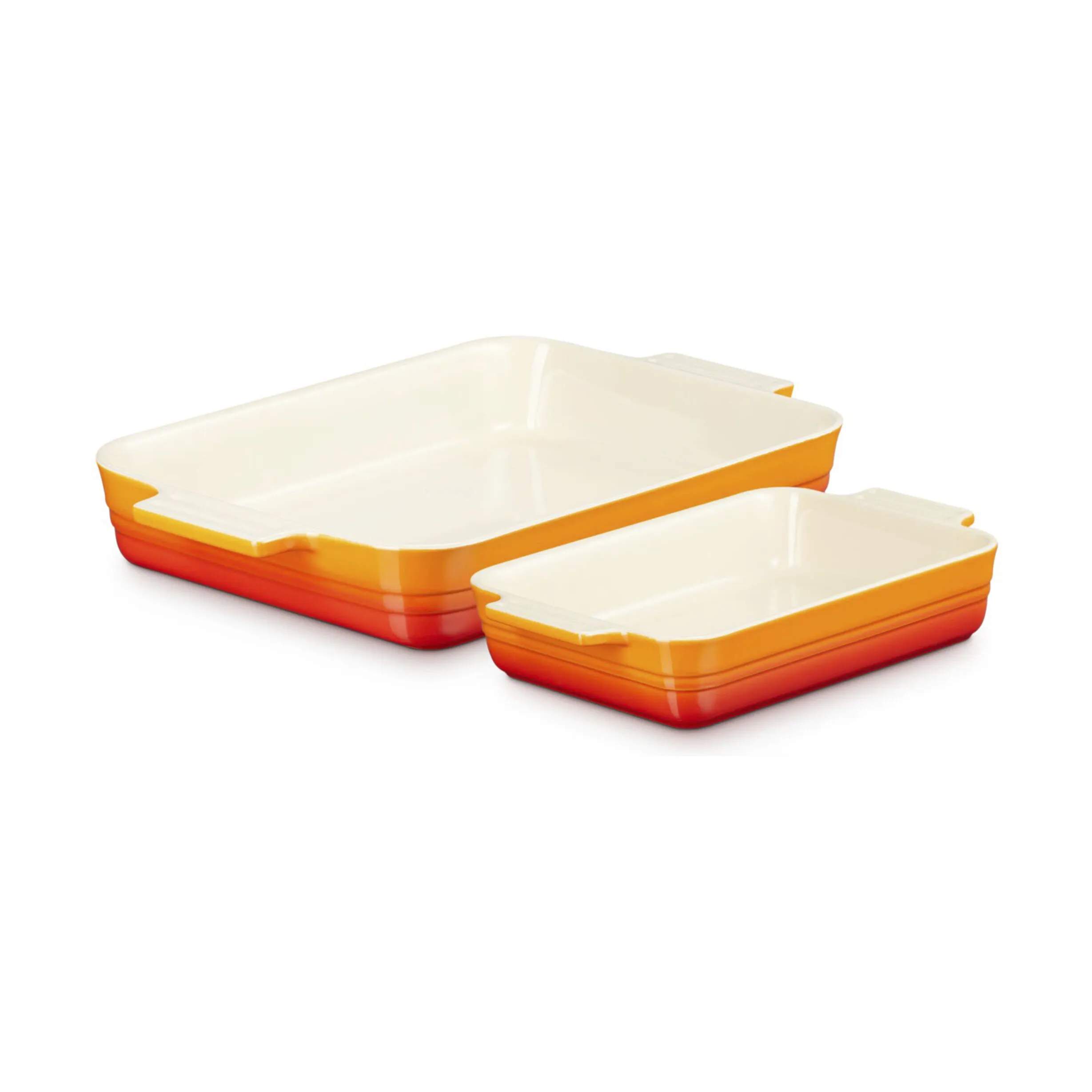 Le Creuset Ovnfaste fade Fadsæt - 2 dele i Volcanic, 2