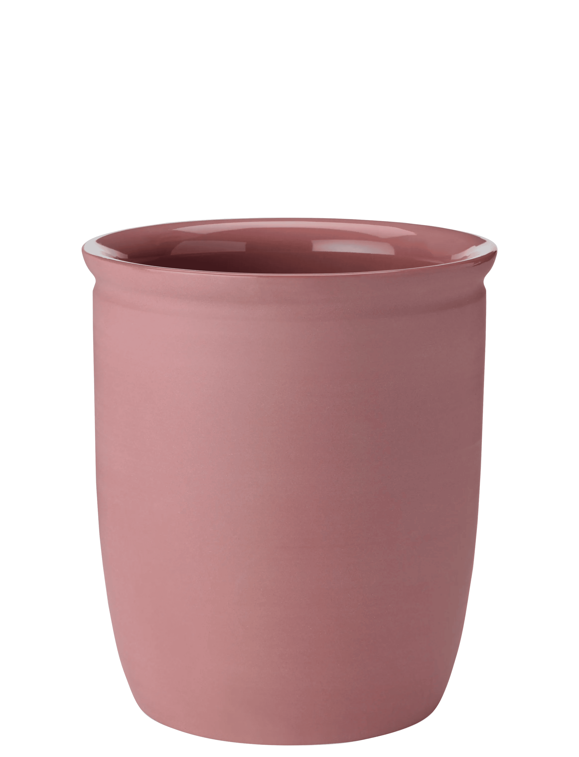 Knabstrup Keramik Krukker til køkkenredskaber Syltekrukke i dark rose, 2 L, 1