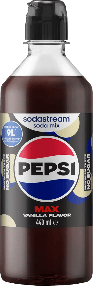 SodaStream Smagskoncentrater Sirup - Pepsi Max Vanilla i Pepsi Max Vanilla, 1