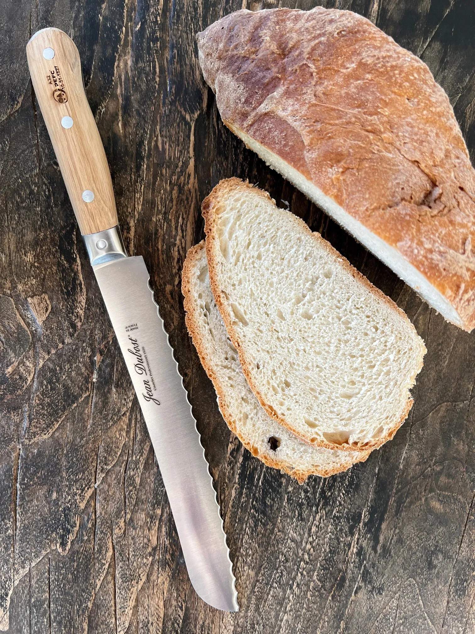 Jean Dubost Brødknive 1920 Brødkniv i Lysebrun, 2