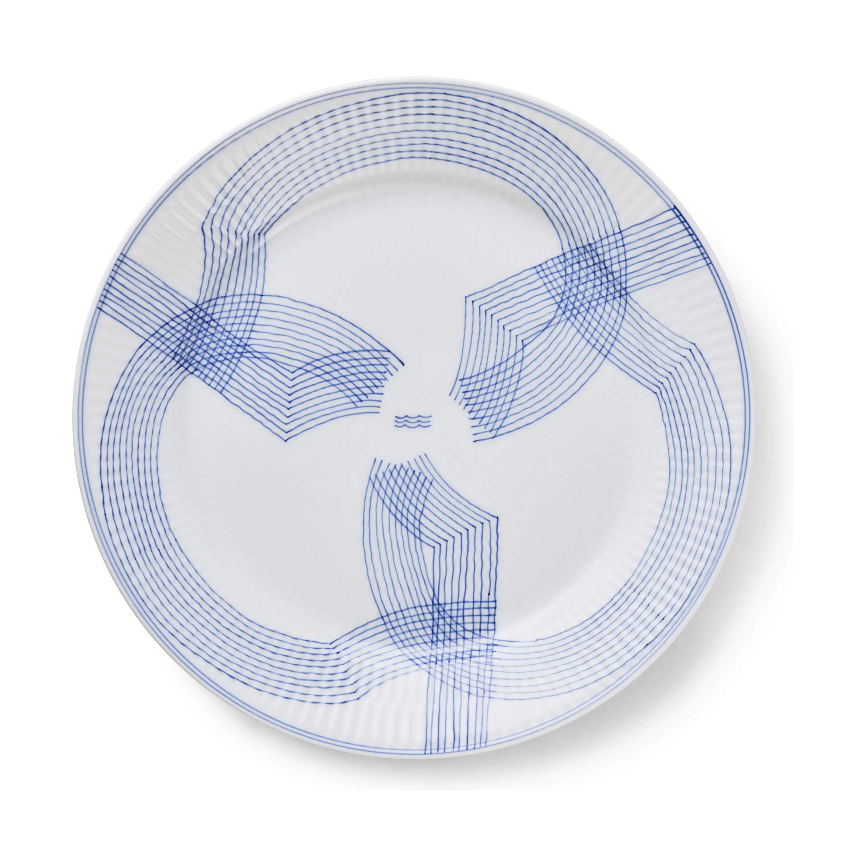 Royal Copenhagen Middagstallerkener Motif Middagstallerken i Koboltblå/hvid, 1