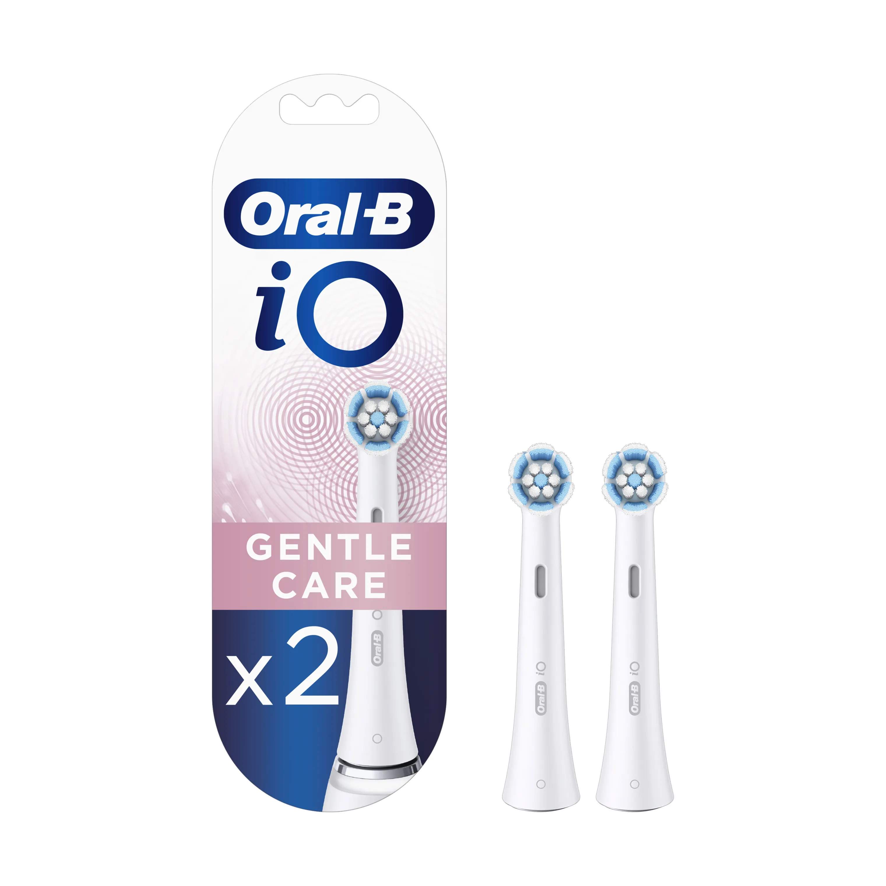 iO Gentle Care Børstehoved - 2 stk, hvid, large