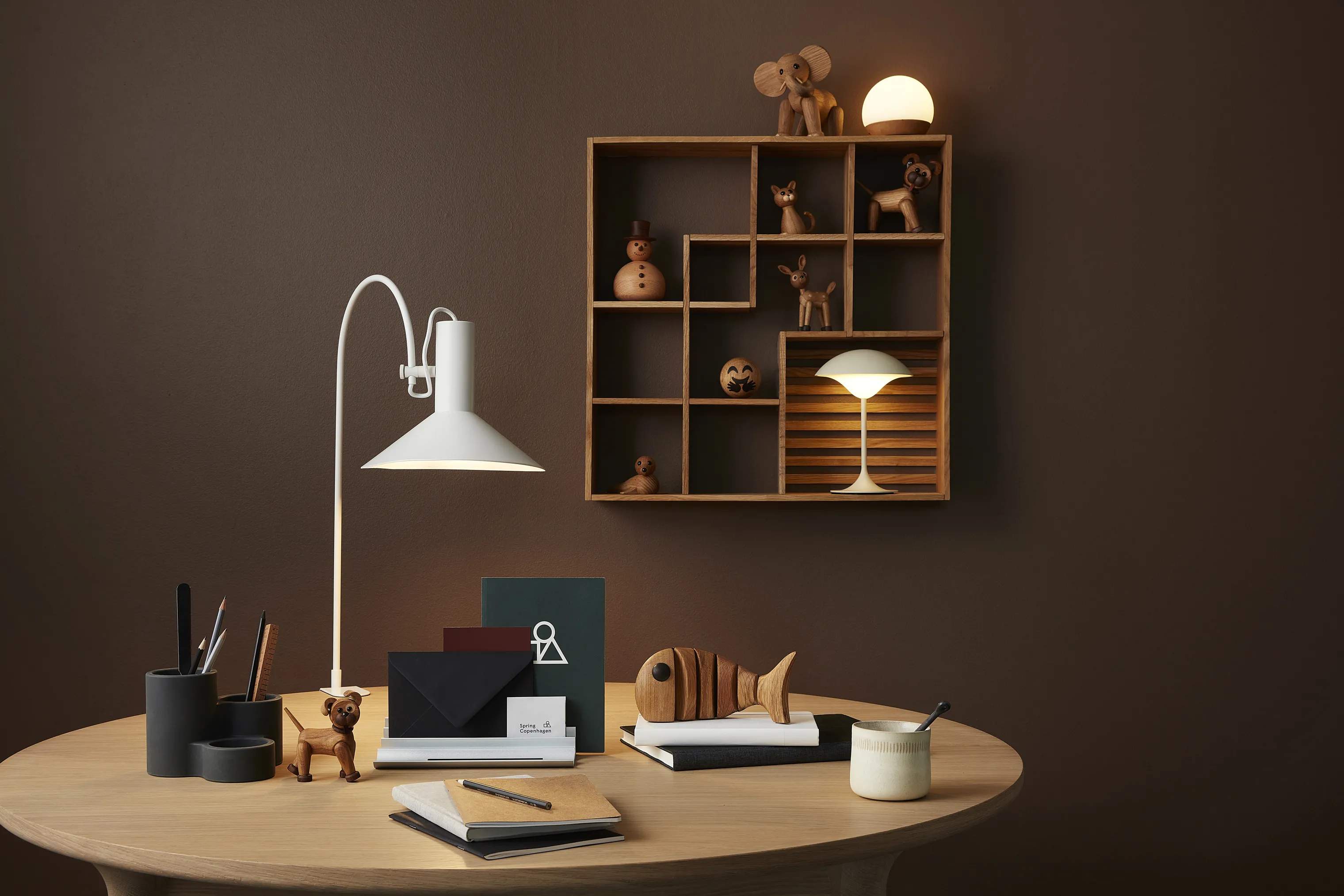Spring Copenhagen Bordlamper Formel Bordlampe i Hvid, 2