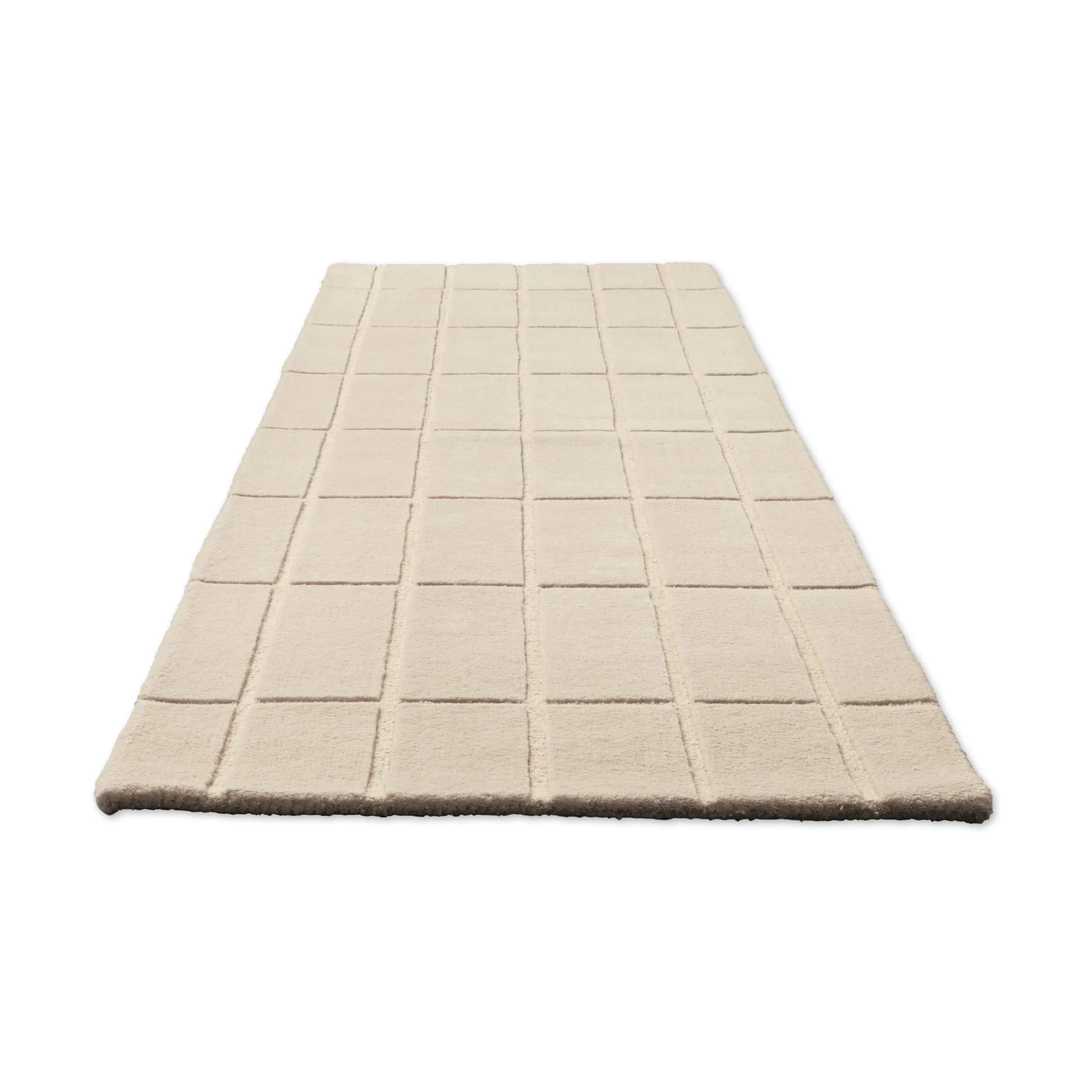 Marimekko by Brink & Campman Gulvtæpper Tiiliskivi Tæppeløber i Beige/hvid, B80 x L300 cm, 4