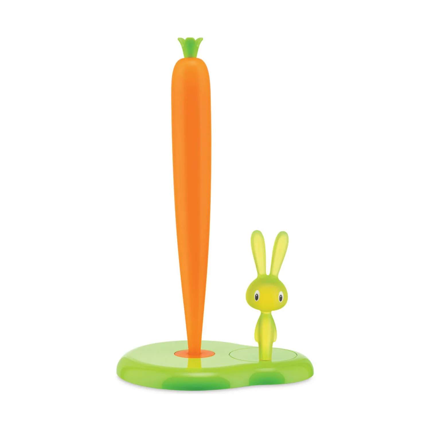 Alessi Køkkenrulleholdere Bunny & Carrot Køkkenrulleholder i grøn, 34 cm, 1