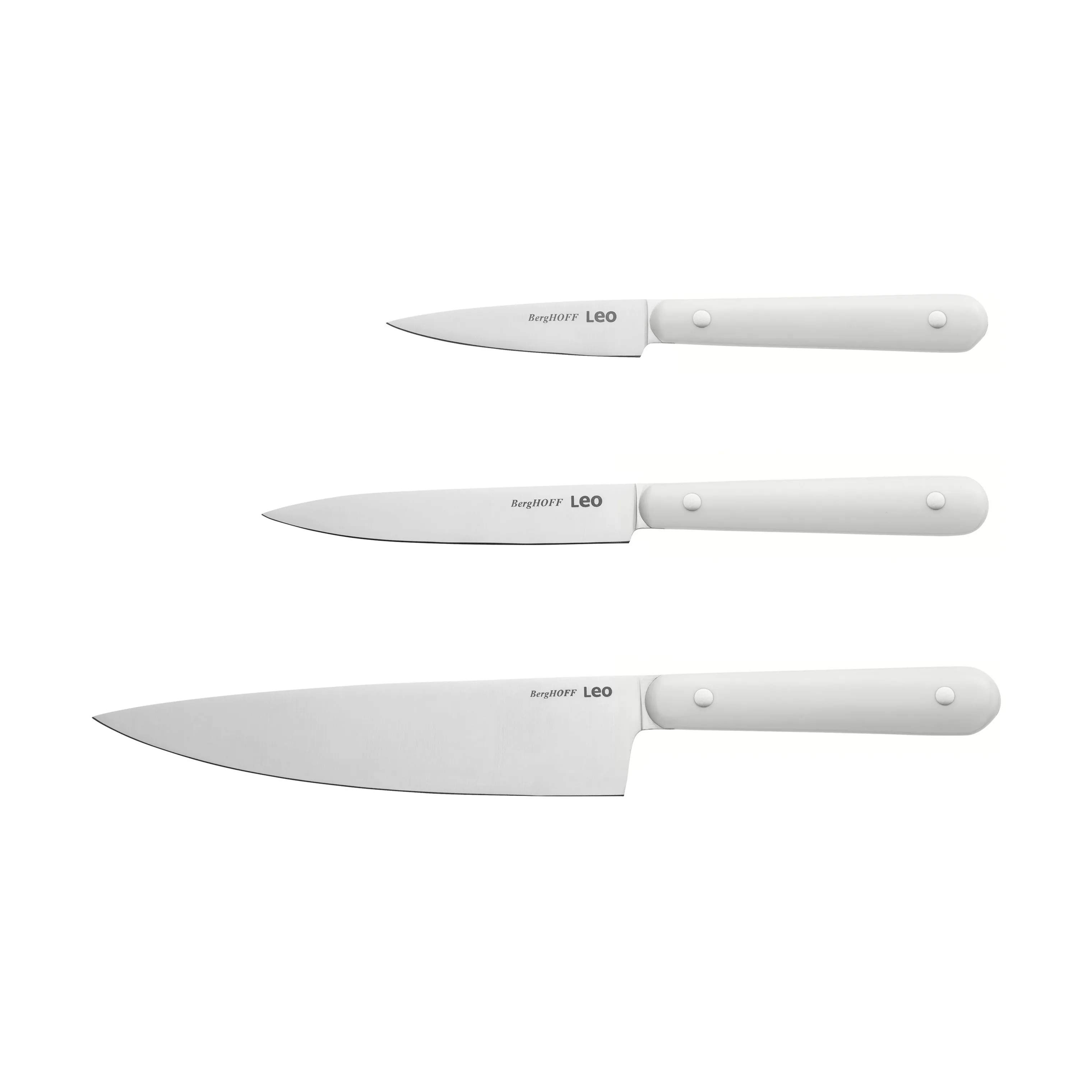 BergHOFF Knivsæt Glints Spirit Knivsæt - 3 dele i Hvid, 1