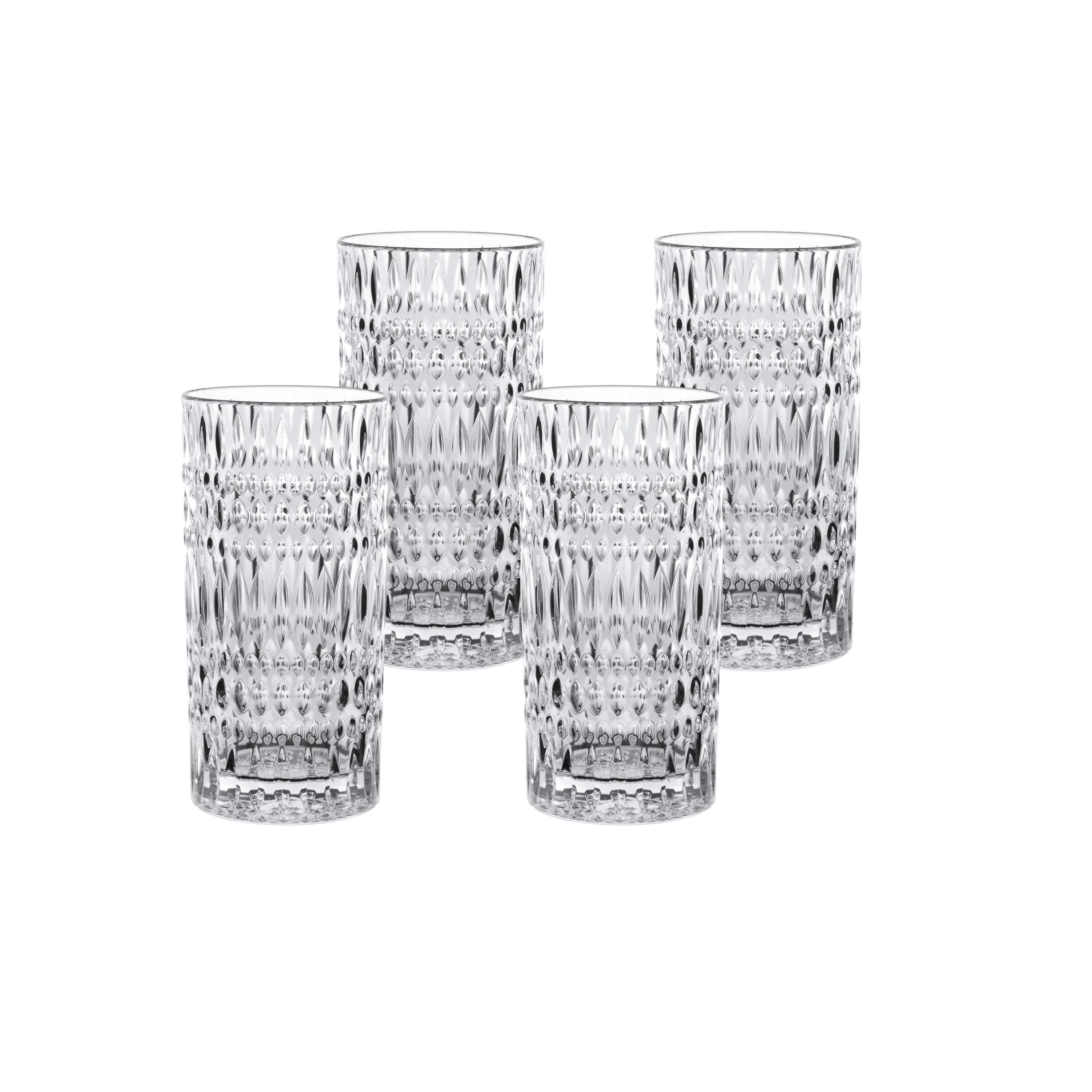 Nachtmann Highball glas Ethno Glas - 4 stk. i klar, 1