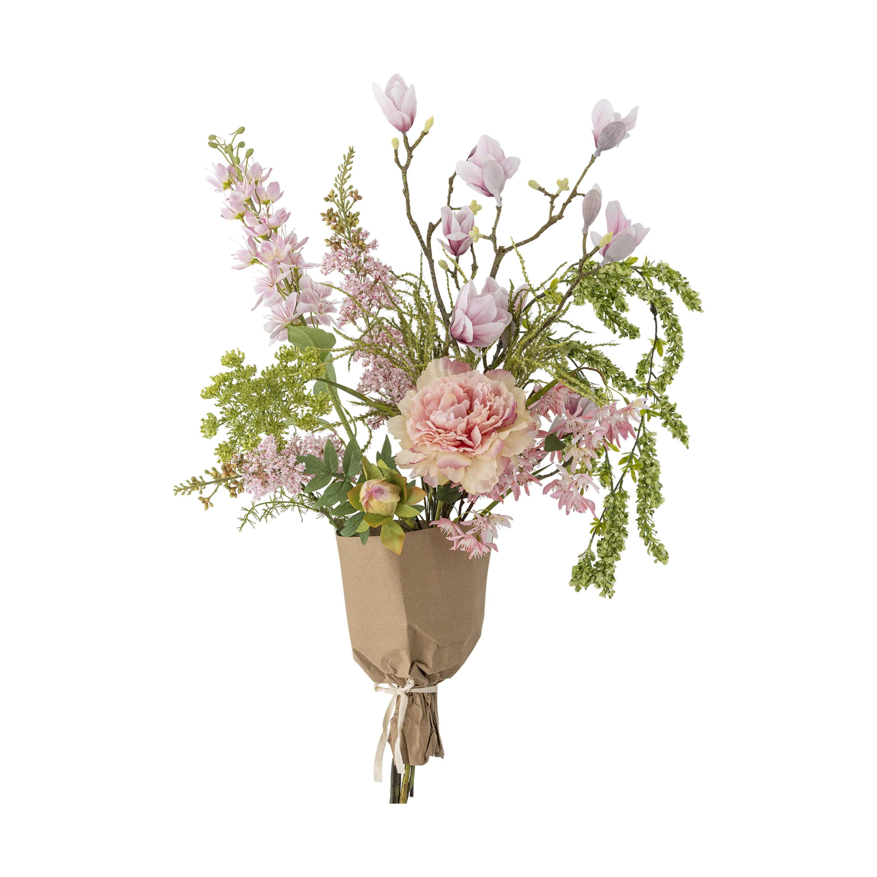 Bloomingville Kunstige blomster Kunstig Buket - Breeze i Lyserød/Grøn, 1