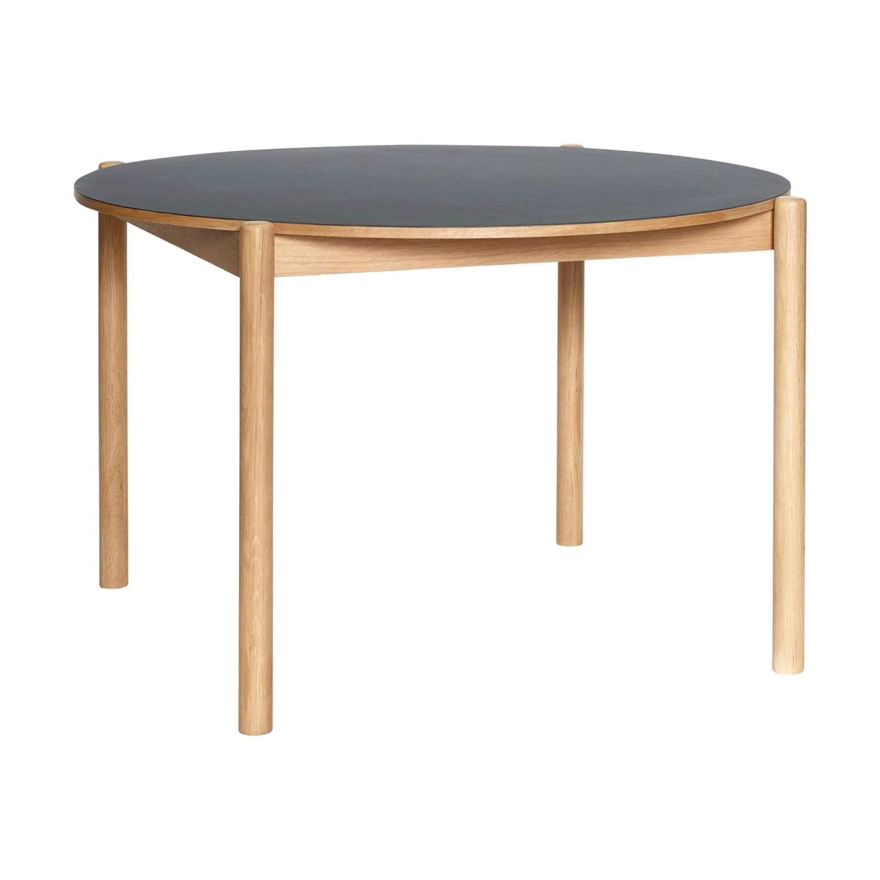 Hübsch Spiseborde Oblique Spisebord i Sort/Natur, 1