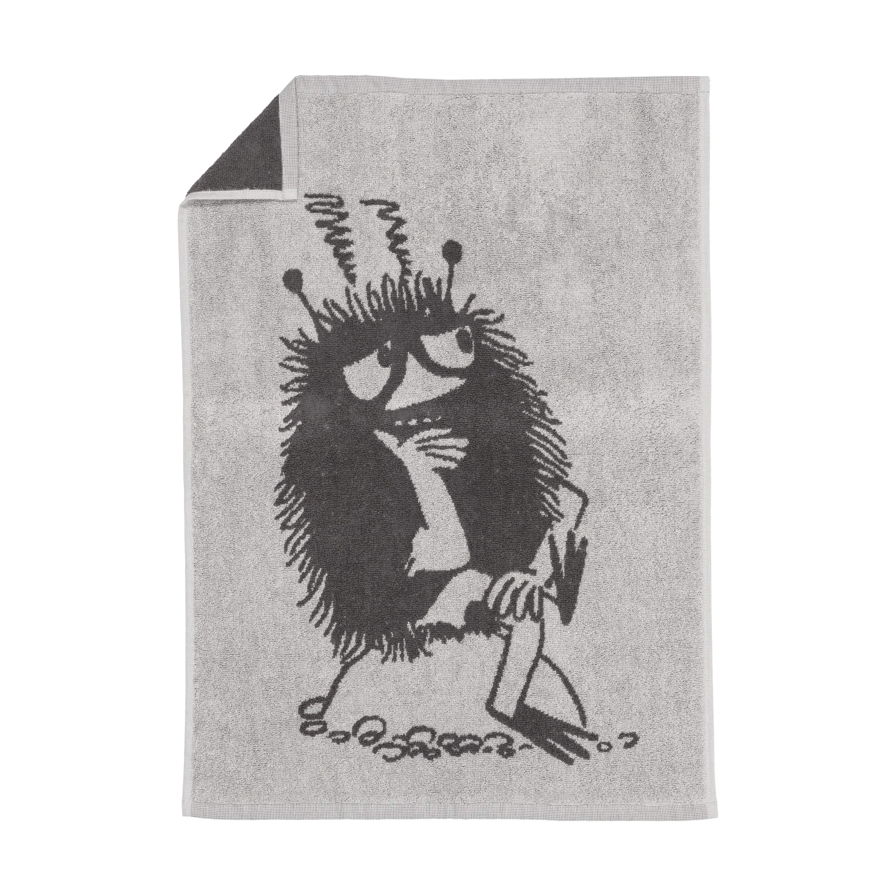 Moomin Arabia Håndklæder Arabia Badeværelse Håndklæde - Sniff i Sort/Hvid, B50 x L70 cm, 1