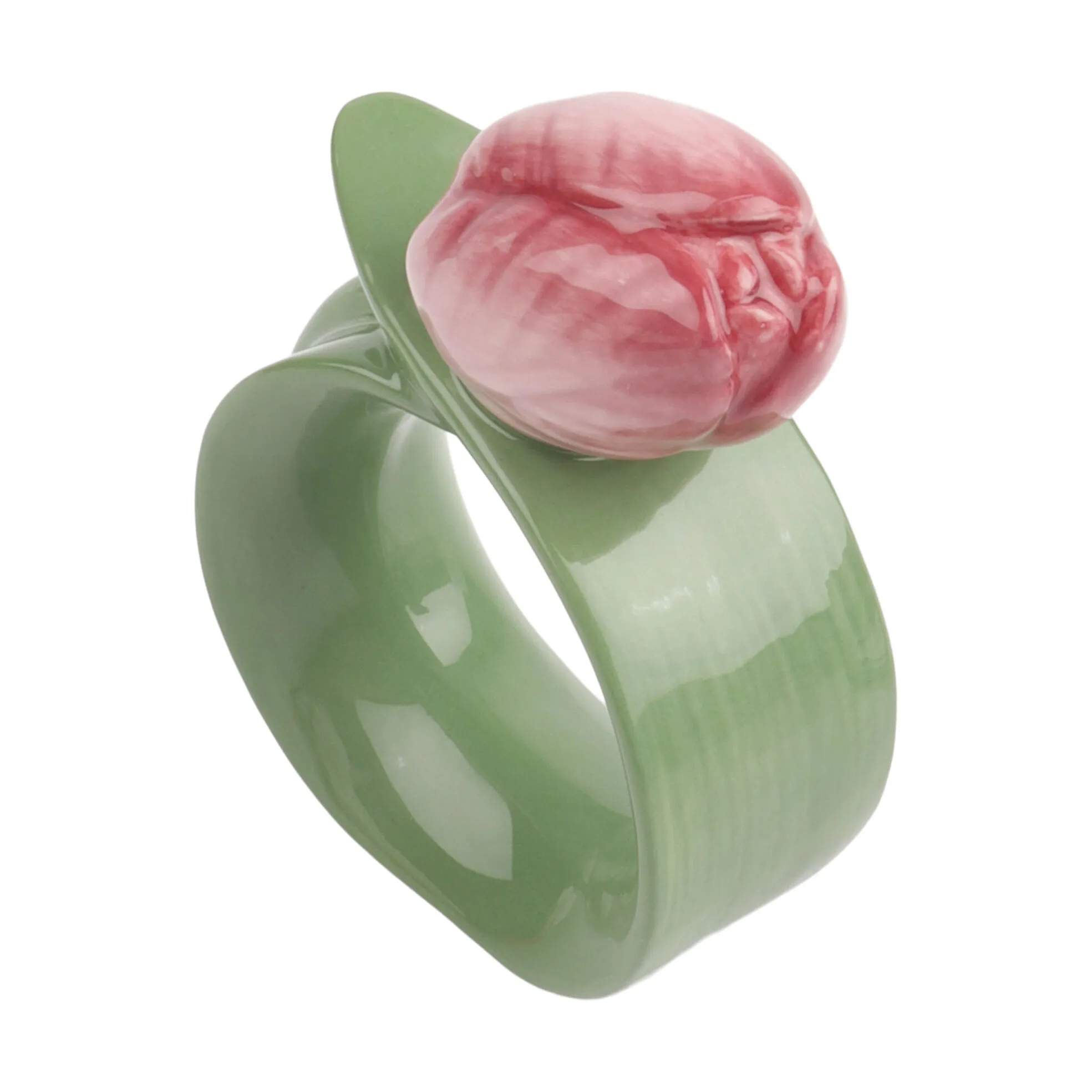 CASA Living Servietringe og -holdere Servietring i Rosa/grøn, 1