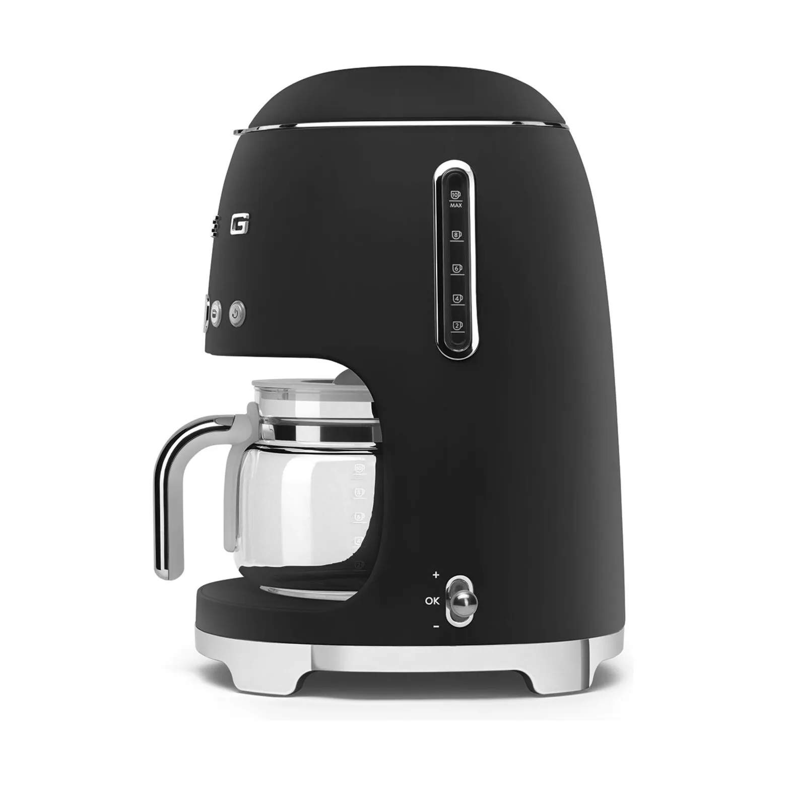 Smeg Kaffemaskiner 50's Style Kaffemaskine i Mat sort, 3