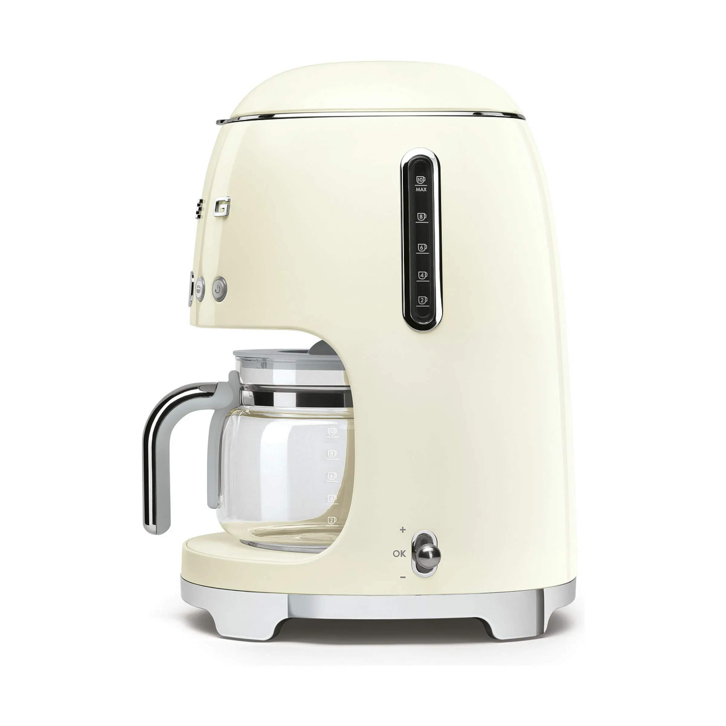 Smeg Kaffemaskiner 50's Style Kaffemaskine DCF02CREU i Creme1, 3