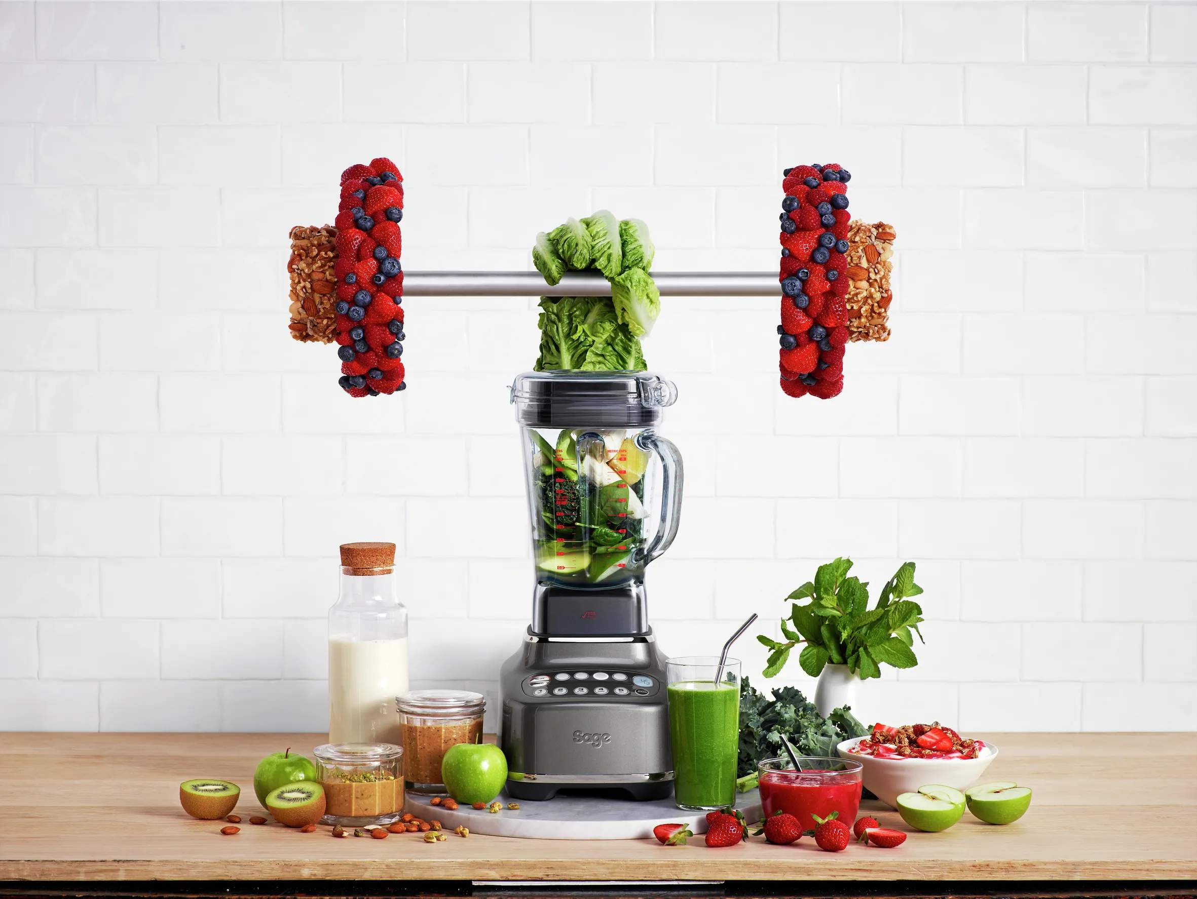 Sage Blendere Q Blender i Smoked Hickory, 2