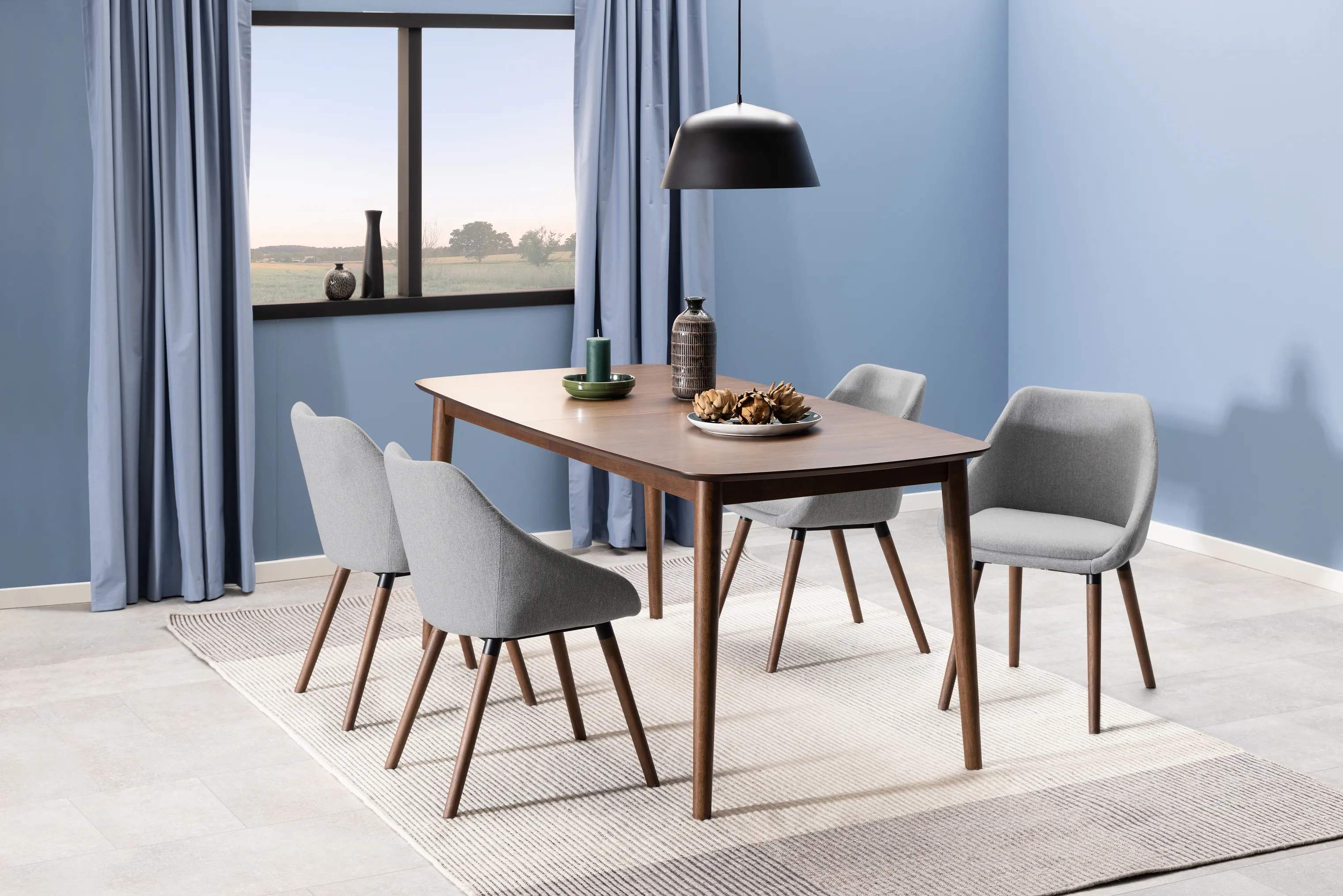 CASA Living Spiseborde Montreux Spisebord i Valnød, 3