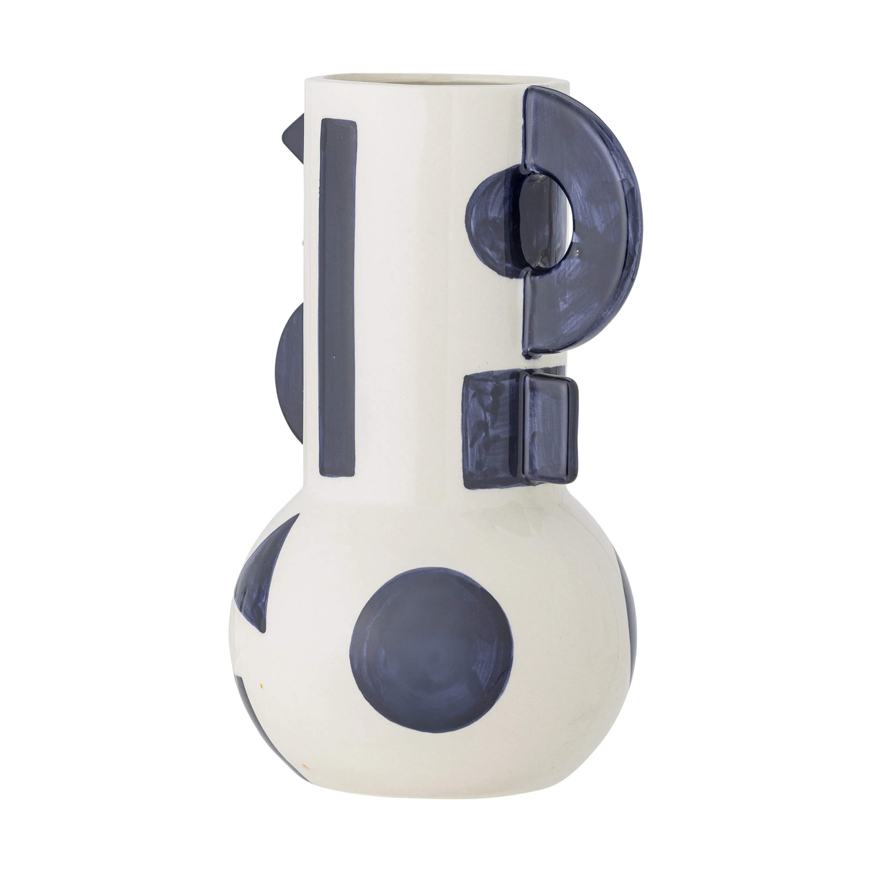 Bloomingville Vaser Graphica Vase i Blå, 4
