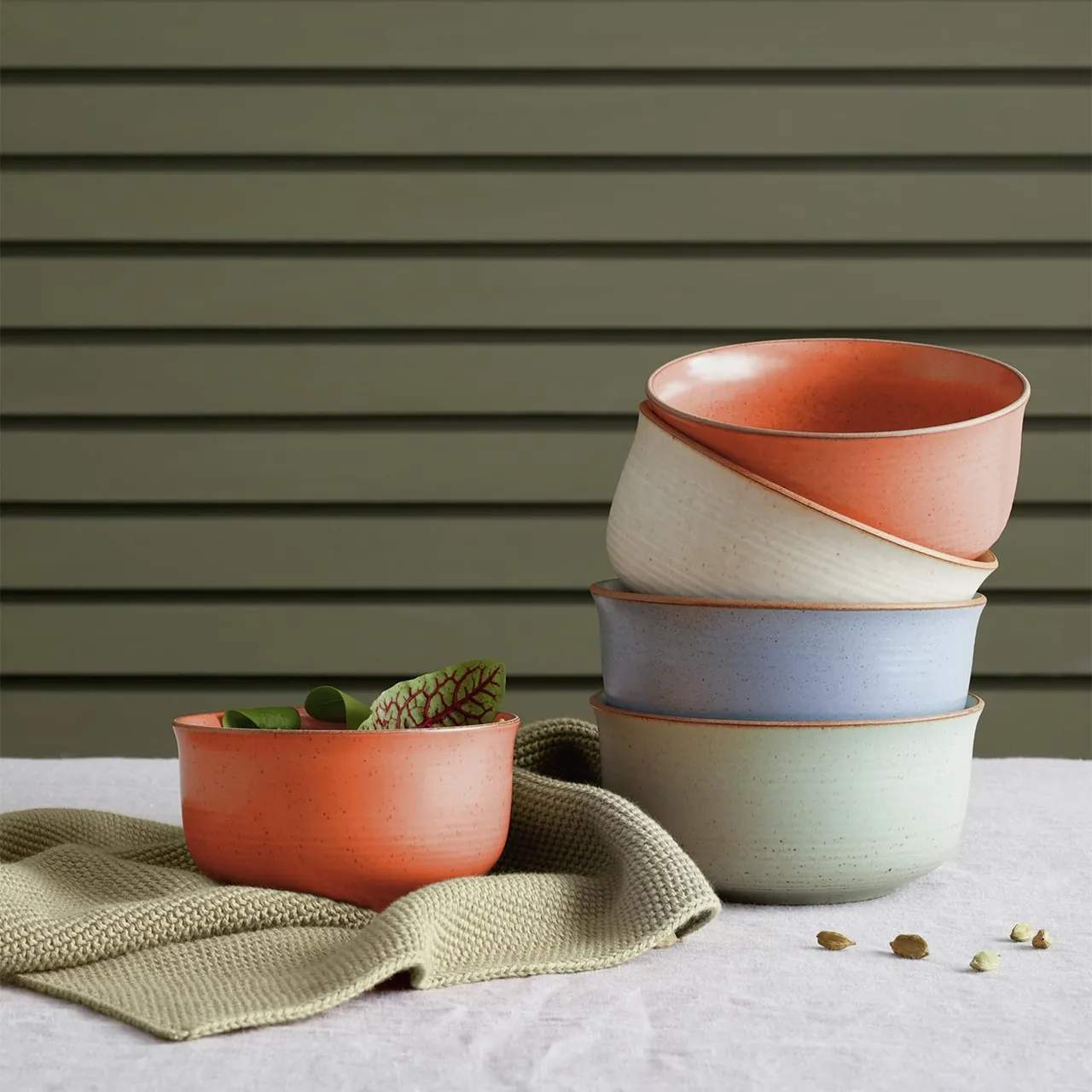 Rosenthal Skåle Thomas Nature Müsli Skål i Grøn, 13 cm, 2