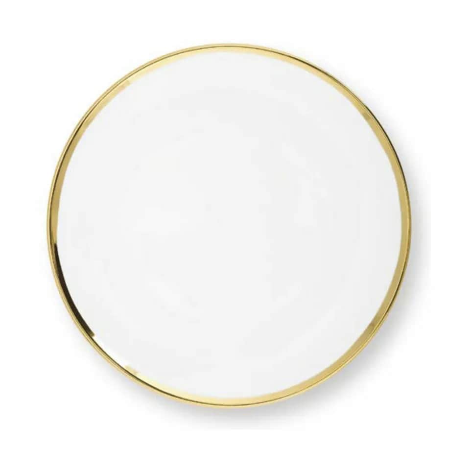 VT Wohnen Frokosttallerkener Tallerken i Gold, 20,3 cm, 2