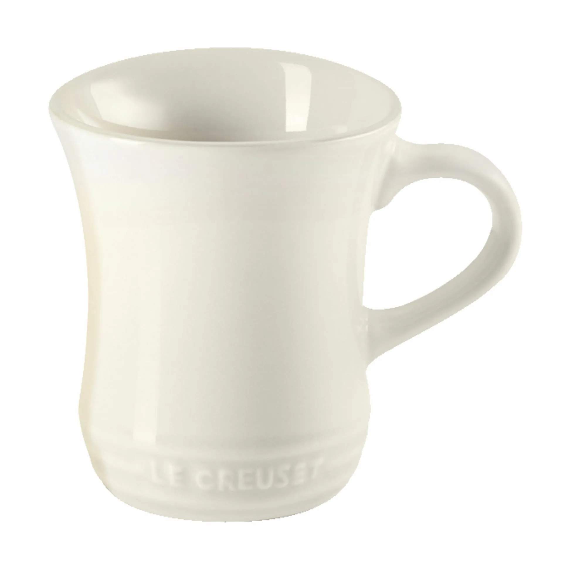 Le Creuset Krus og kopper med hank Krus i Meringue, 2