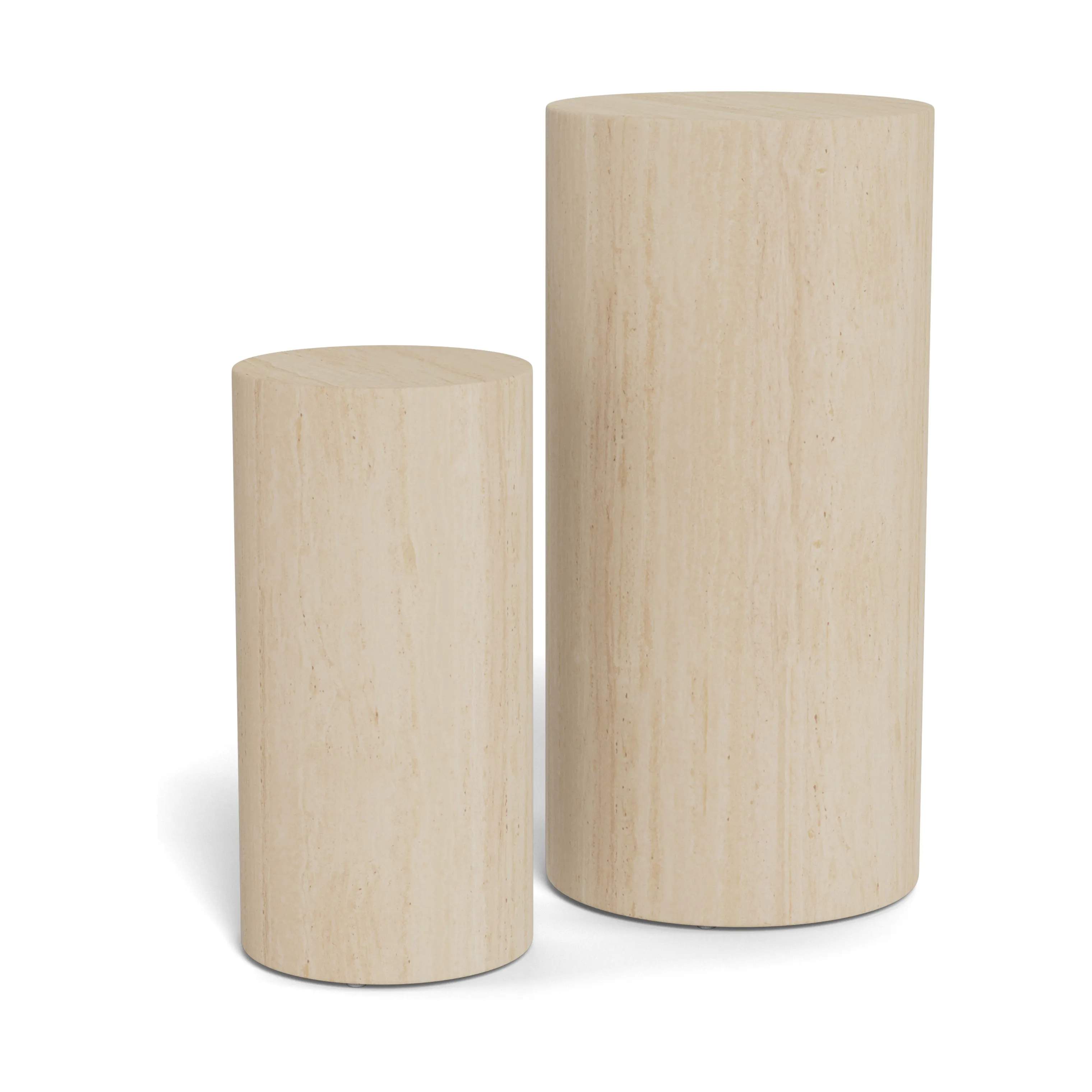 CASA Living Øvrigt interiør Dice Piedestalsæt - 2 stk. i Beige, 1