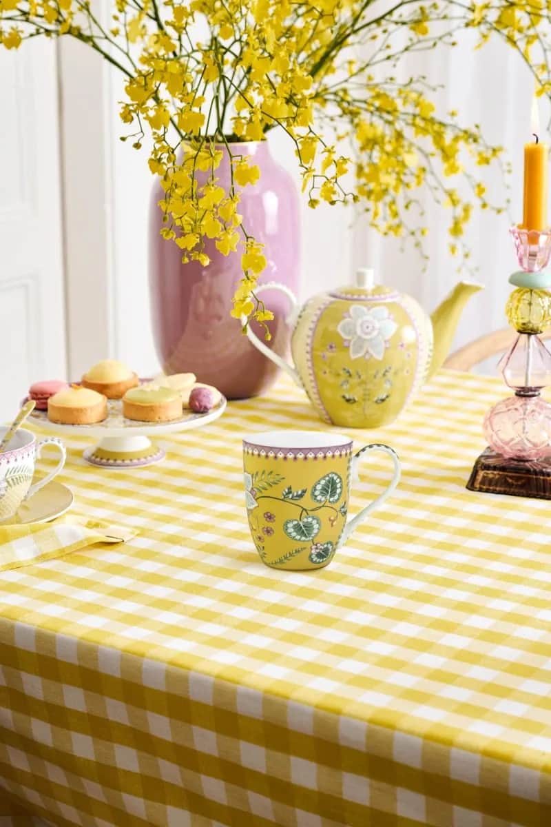 PIP Studio Krus og kopper med hank Lily & Lotus Krus i Yellow, 2