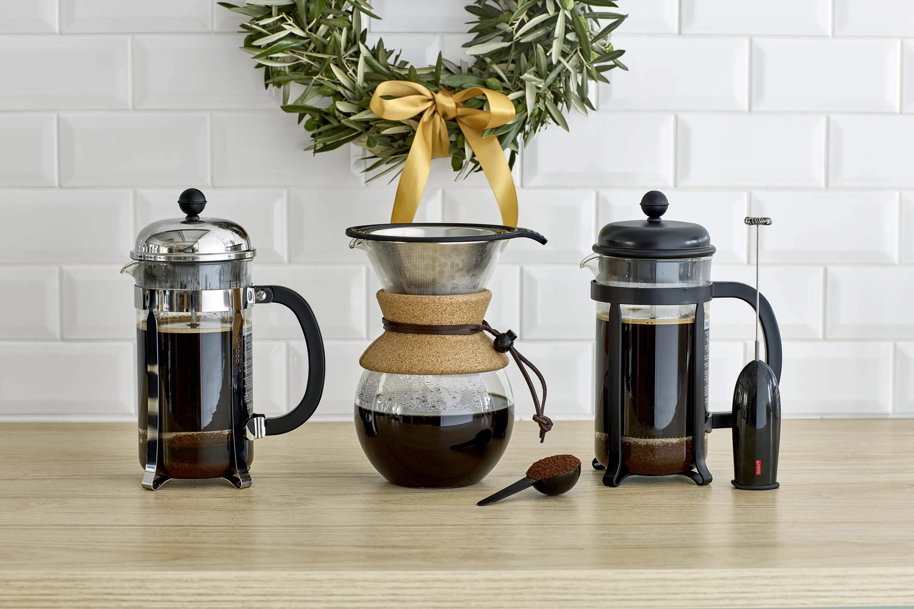 Bodum Stempelkander Java Kaffesæt - 3 dele i sort, 2