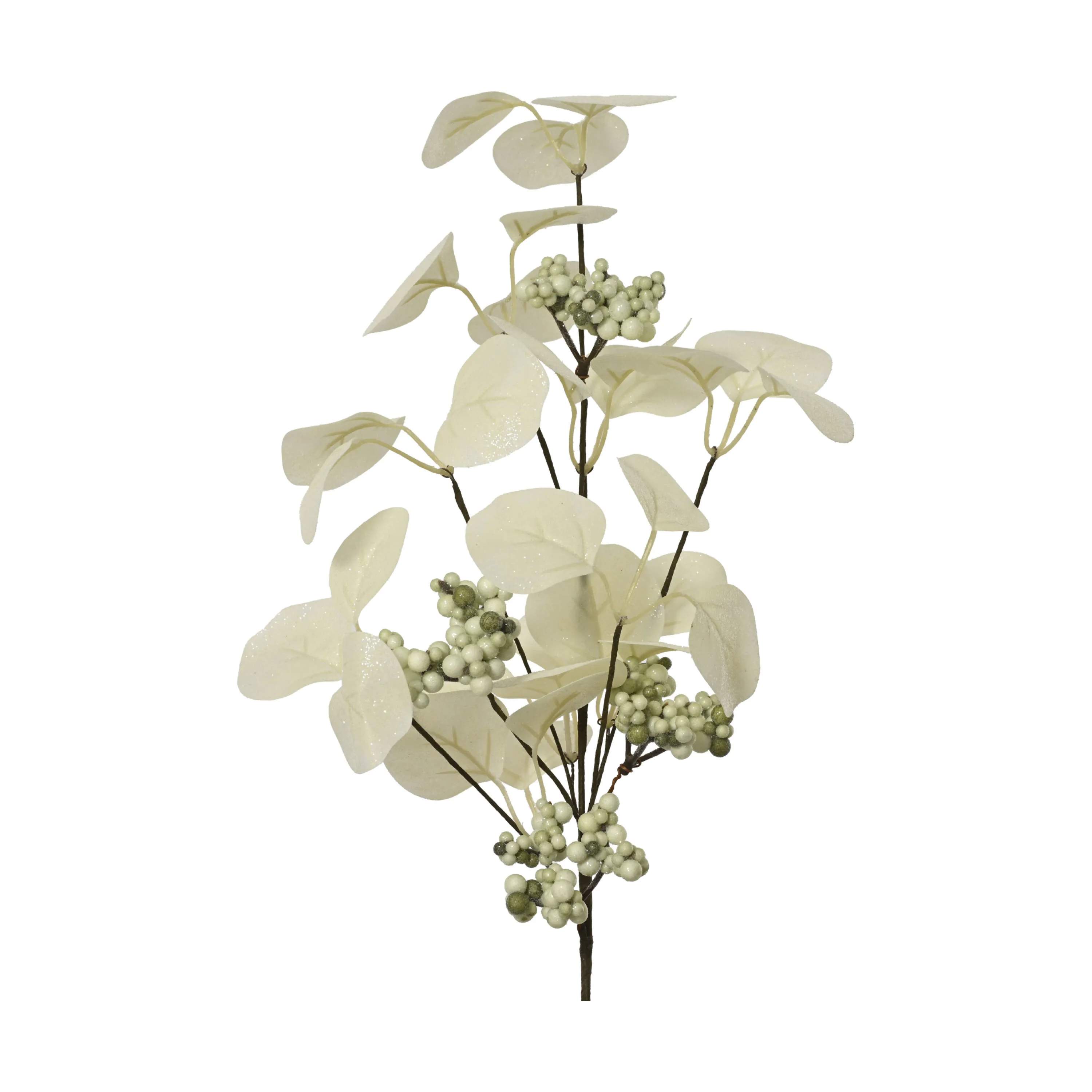 Casa Christmas Kunstige planter Kunstig Gren i Creme, 1