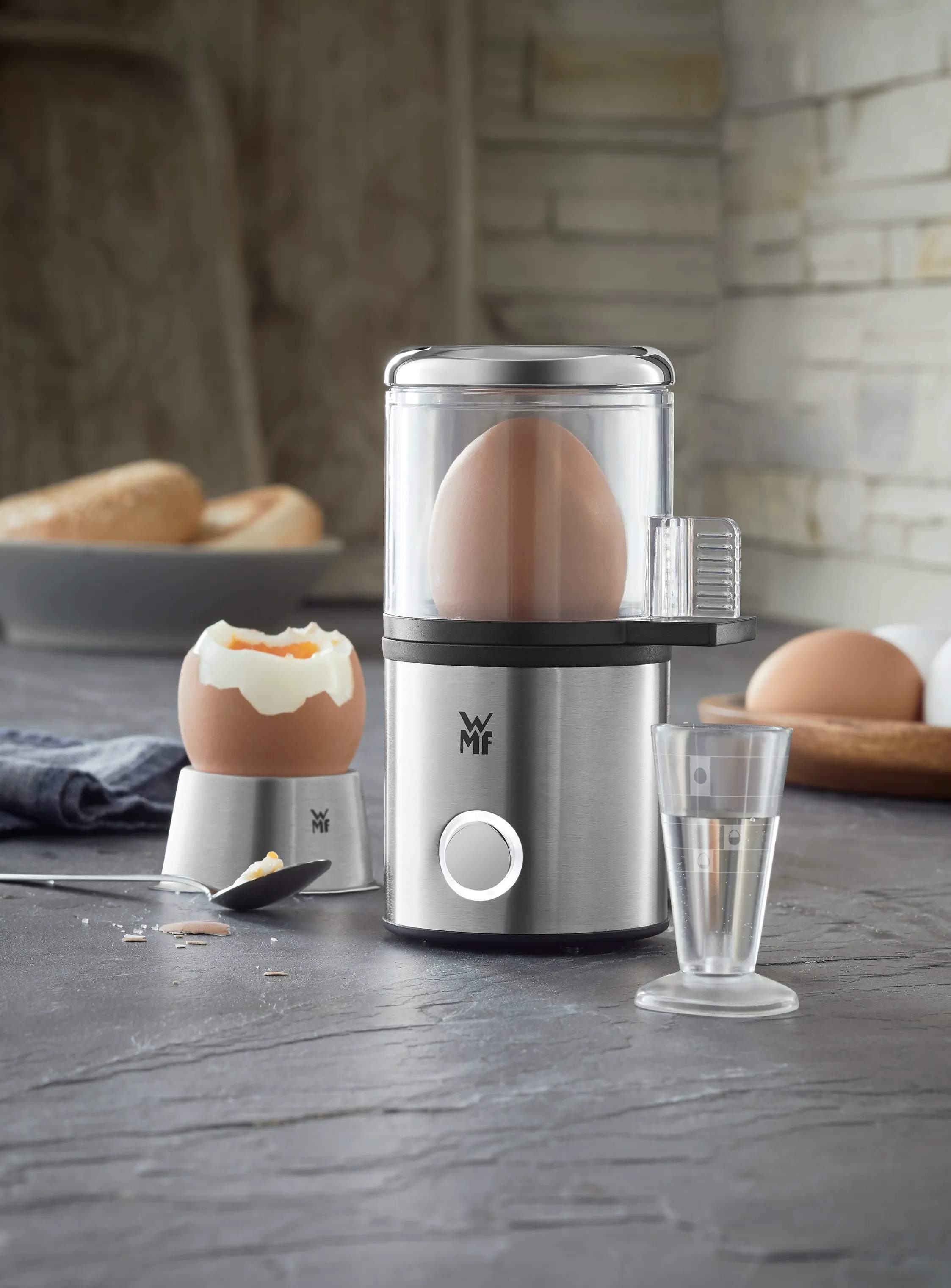 WMF Æggedelere og øvrigt udstyr til æg KitchenMinis Æggekoger i Sølvfarvet, 2