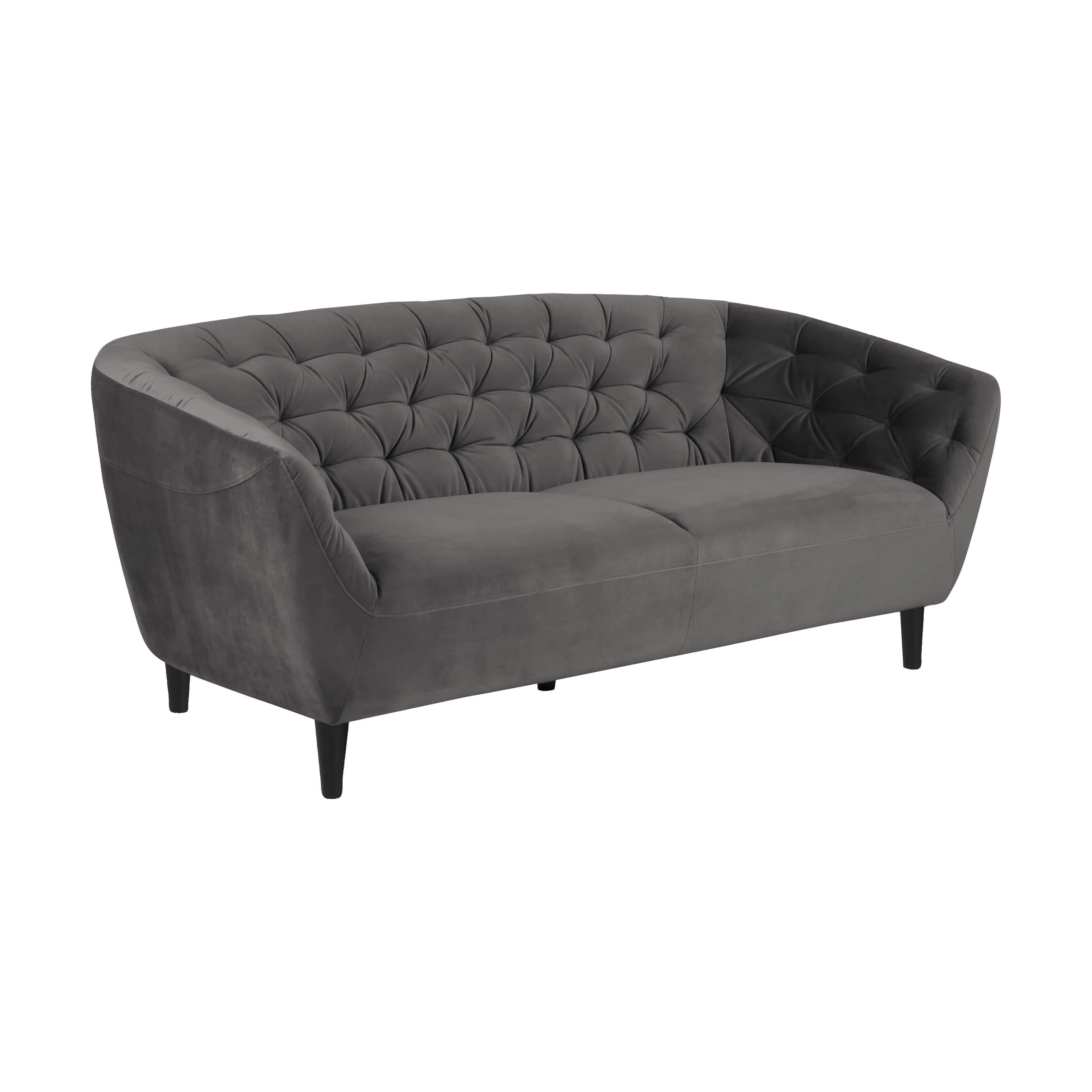 CASA Living Sofaer Ria Sofa i Mørkegrå, 191 cm, 4