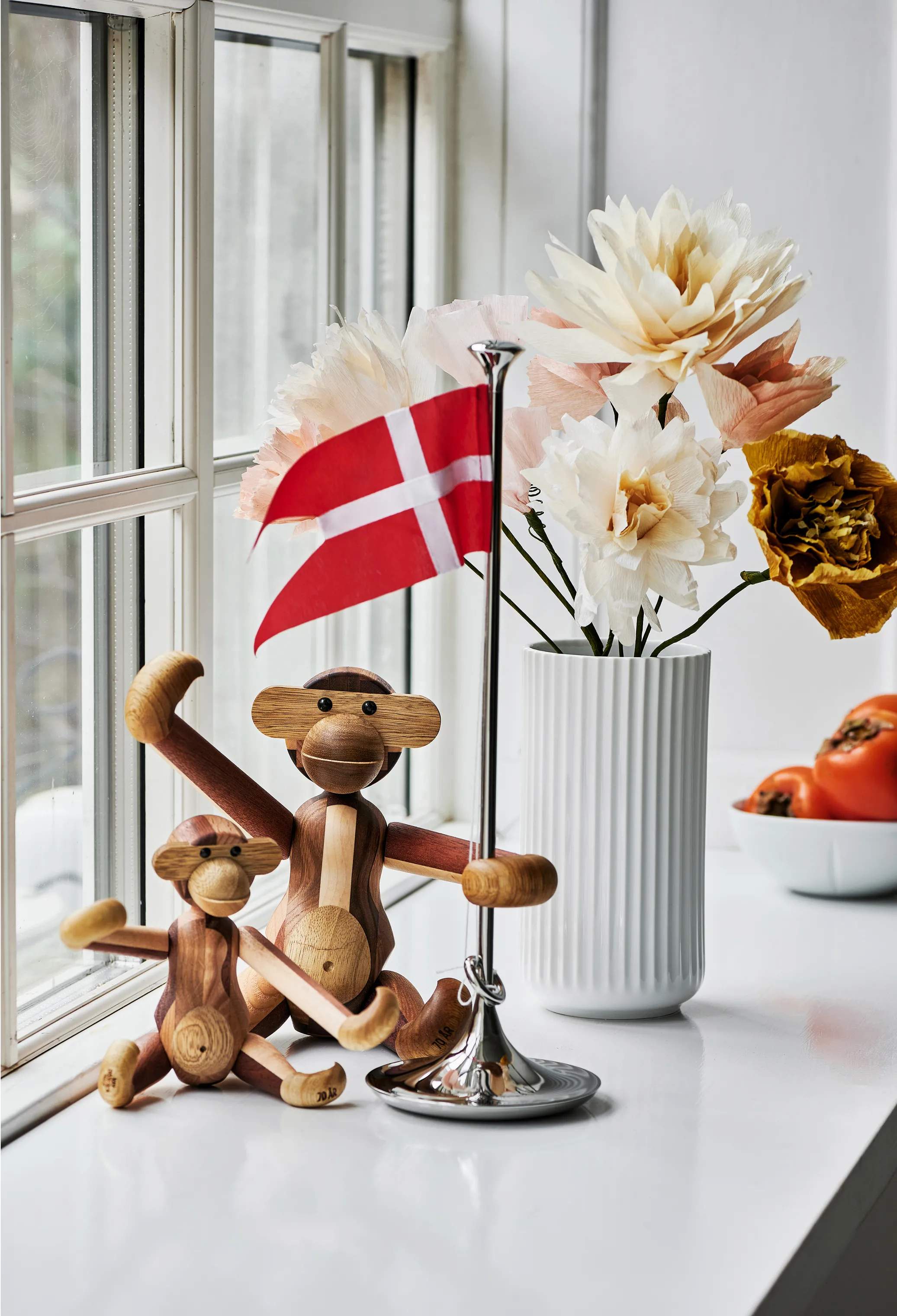 Georg Jensen Bordflag Flag i Blank/Stål, 3